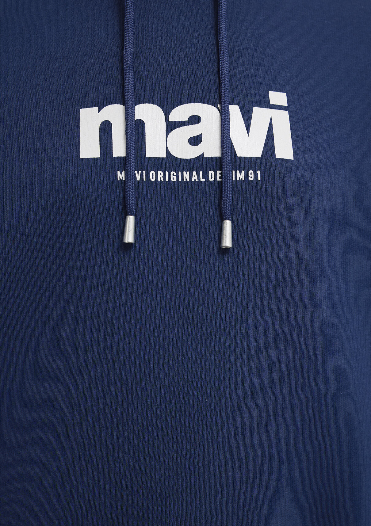 Mavi Logo Baskılı Kapüşonlu Lacivert Sweatshirt görsel 7