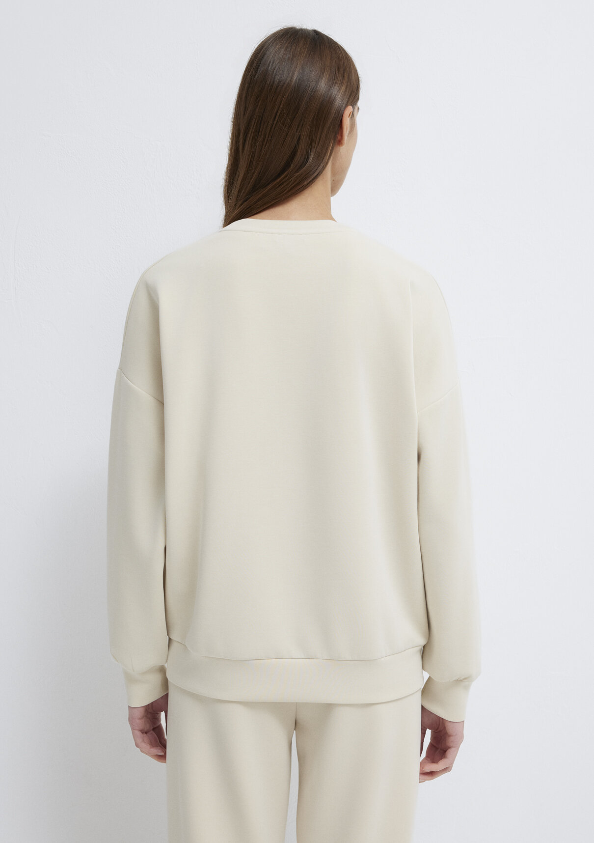 Mavi Soft-Premium Ekru (TENCEL™) Modal Karışımlı Sweatshirt görsel 5