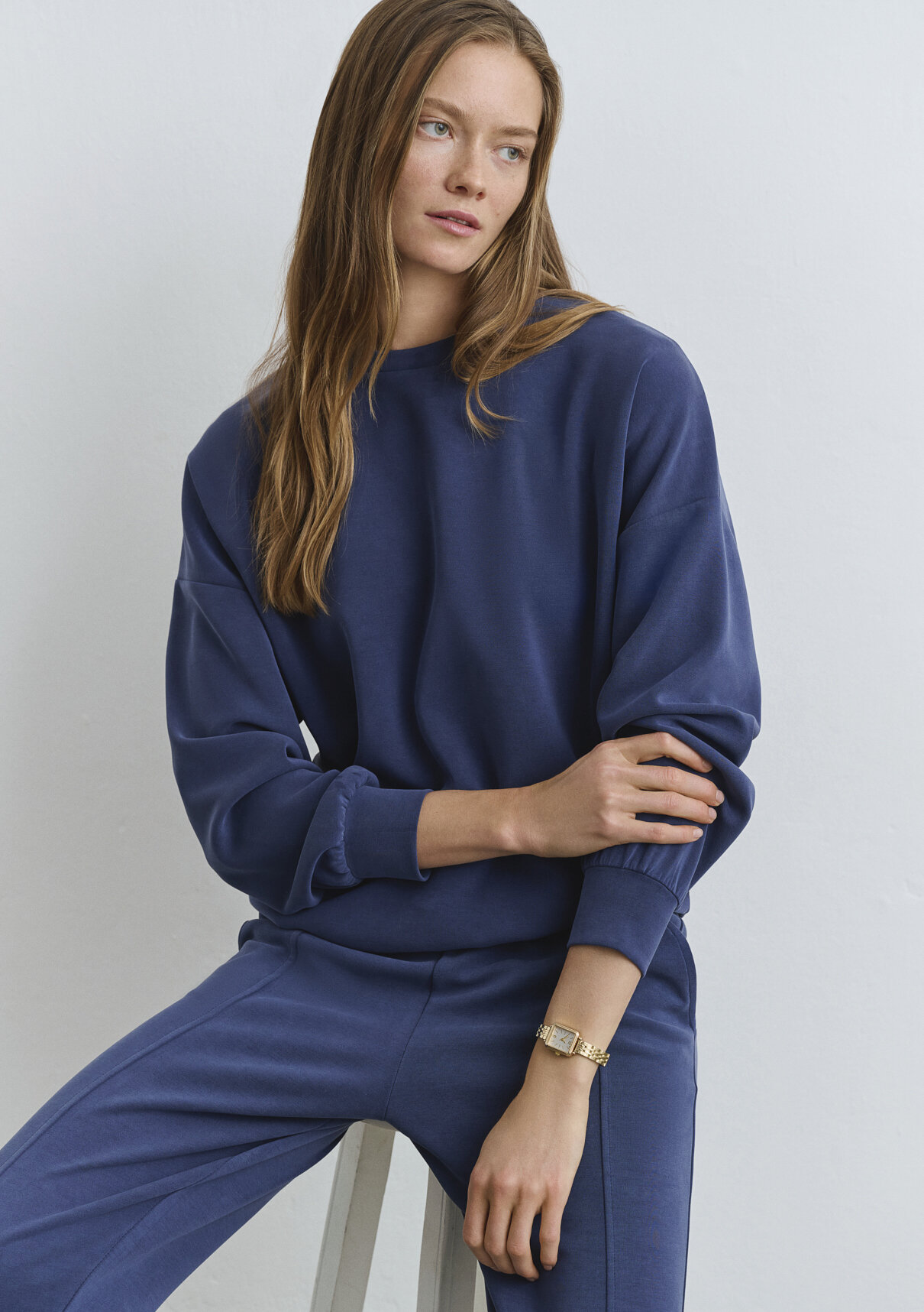 Mavi Soft-Premium (TENCEL™) Modal Karışımlı Lacivert Sweatshirt