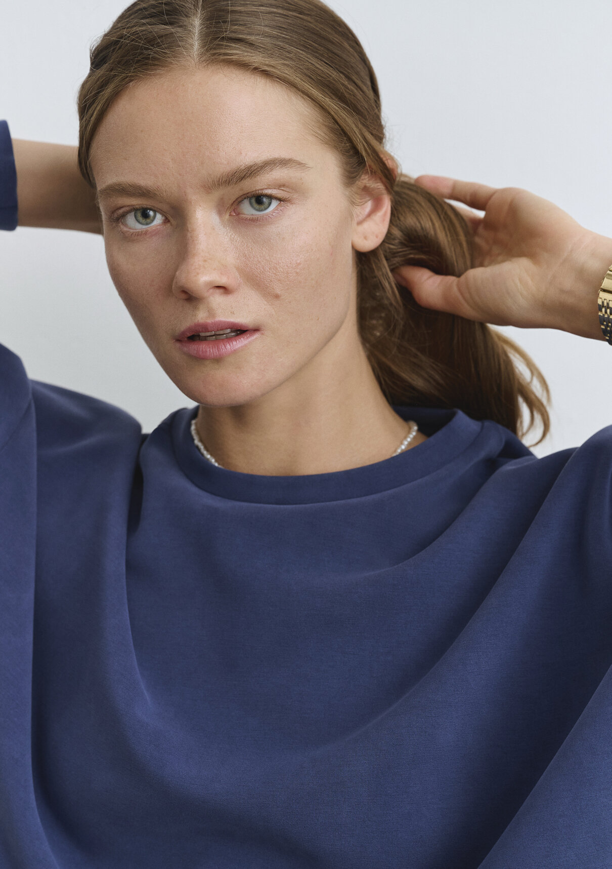 Mavi Soft-Premium (TENCEL™) Modal Karışımlı Lacivert Sweatshirt görsel 5