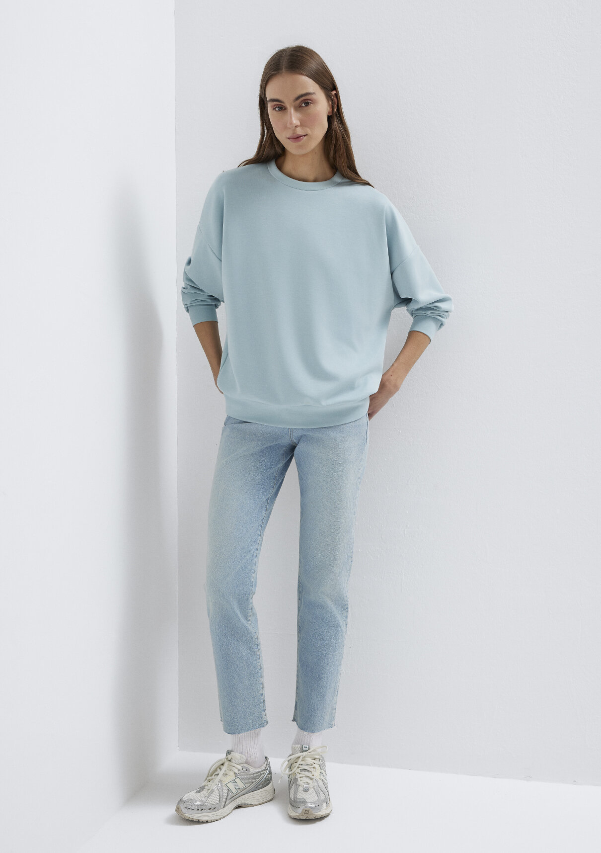 Mavi Soft-Premium Mavi (TENCEL™) Modal Karışımlı Sweatshirt