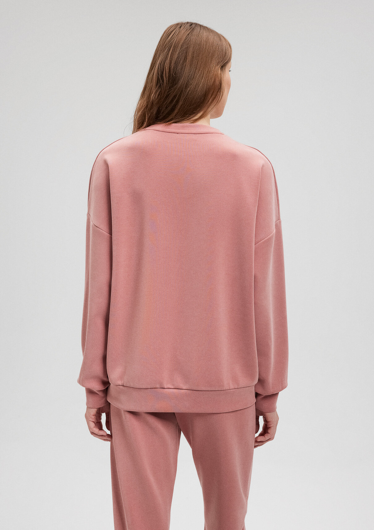 Mavi Soft-Premium (TENCEL™) Modal Karışımlı Pembe Sweatshirt görsel 4