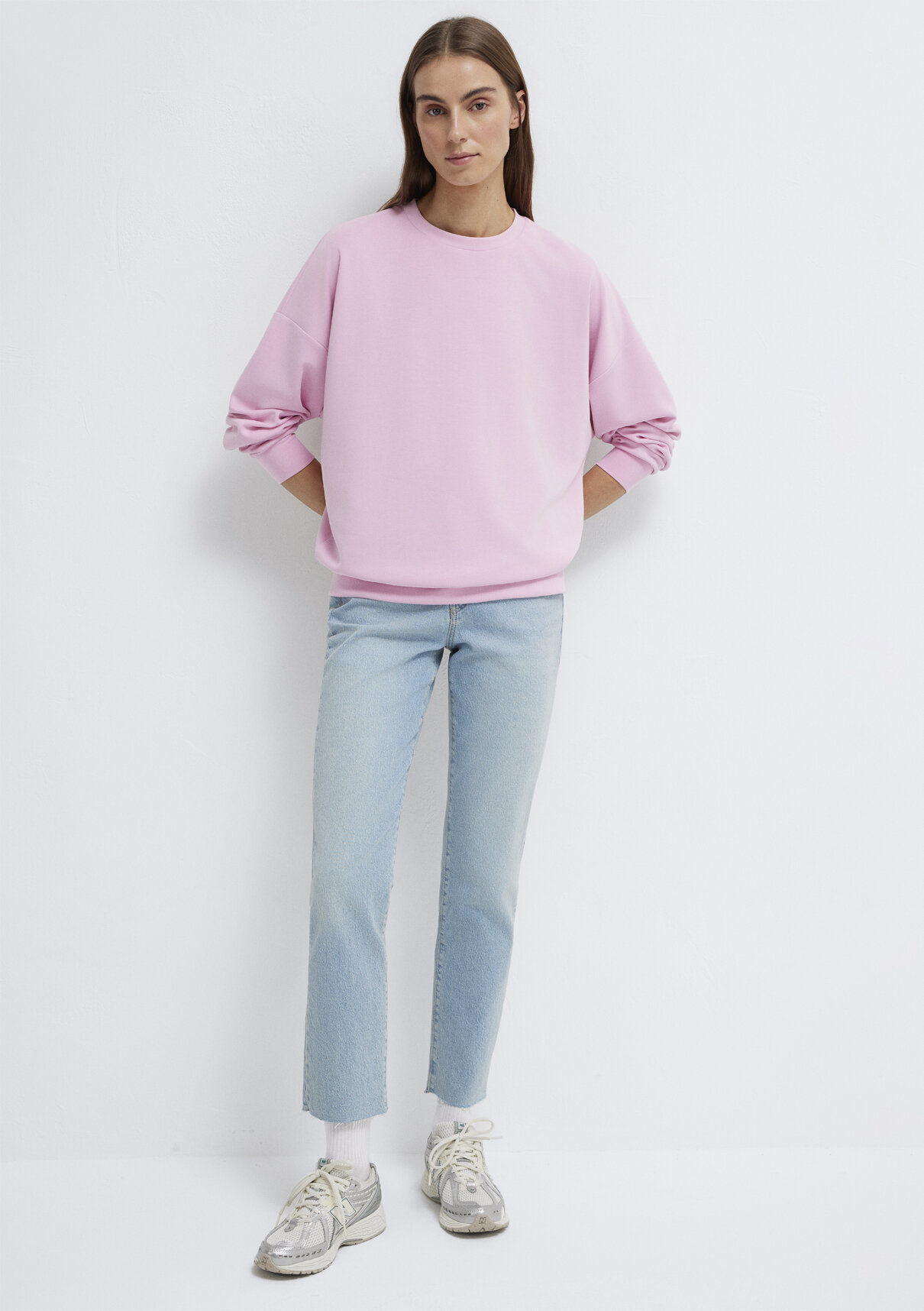 Mavi Soft-Premium Pembe (TENCEL™) Modal Karışımlı Sweatshirt görsel 2