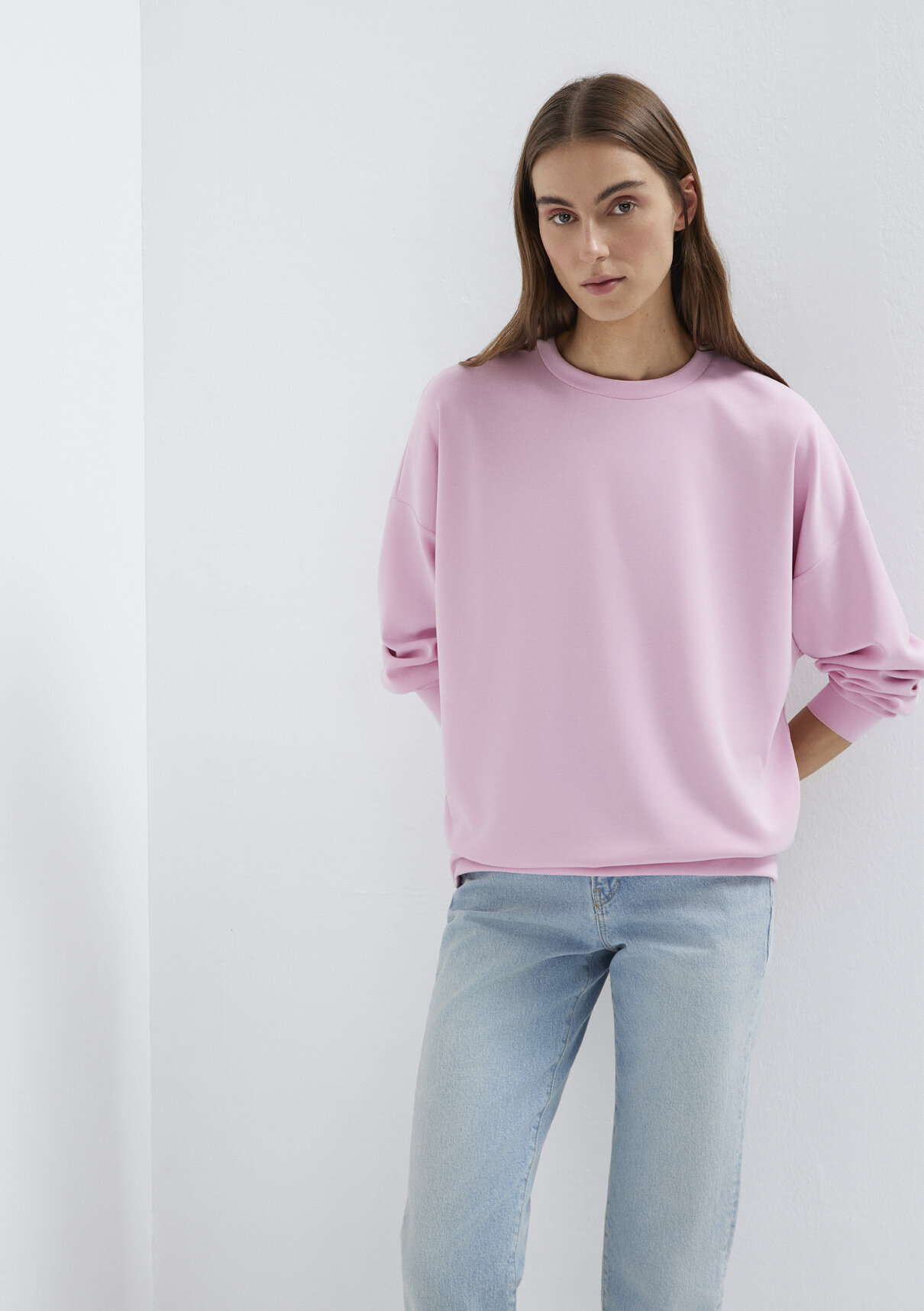 Mavi Soft-Premium Pembe (TENCEL™) Modal Karışımlı Sweatshirt görsel 3