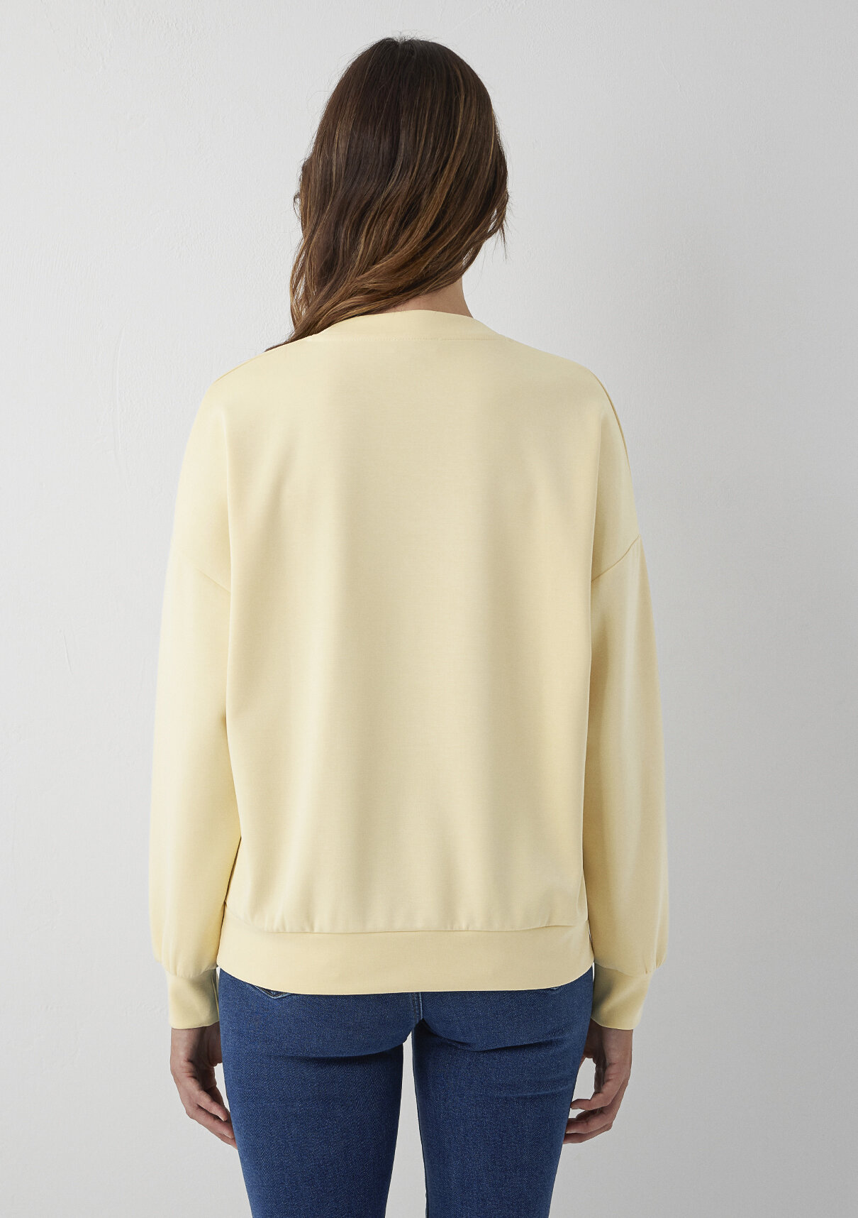 Mavi Soft-Premium (TENCEL™) Modal Karışımlı Sarı Sweatshirt görsel 5