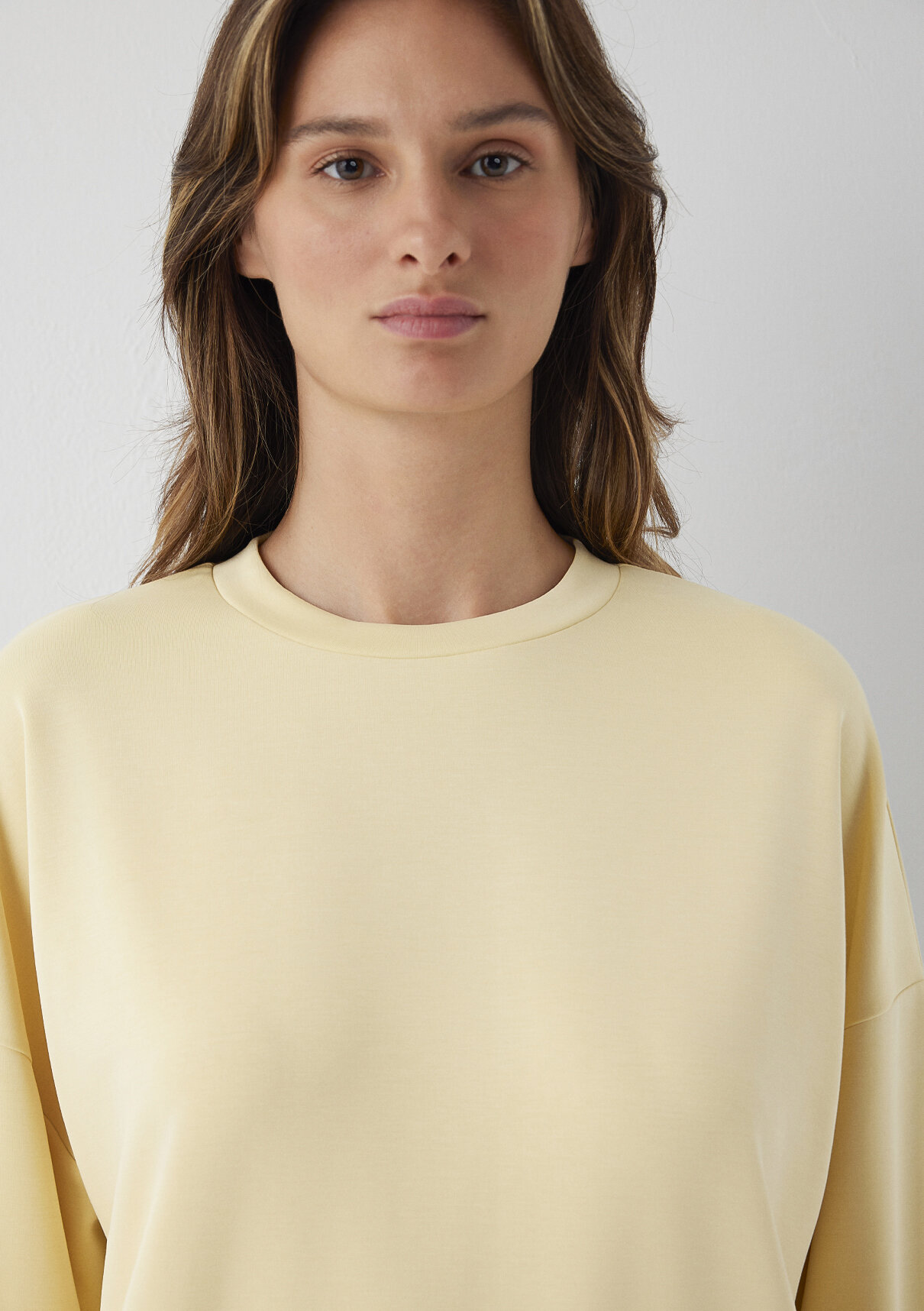 Mavi Soft-Premium (TENCEL™) Modal Karışımlı Sarı Sweatshirt görsel 6