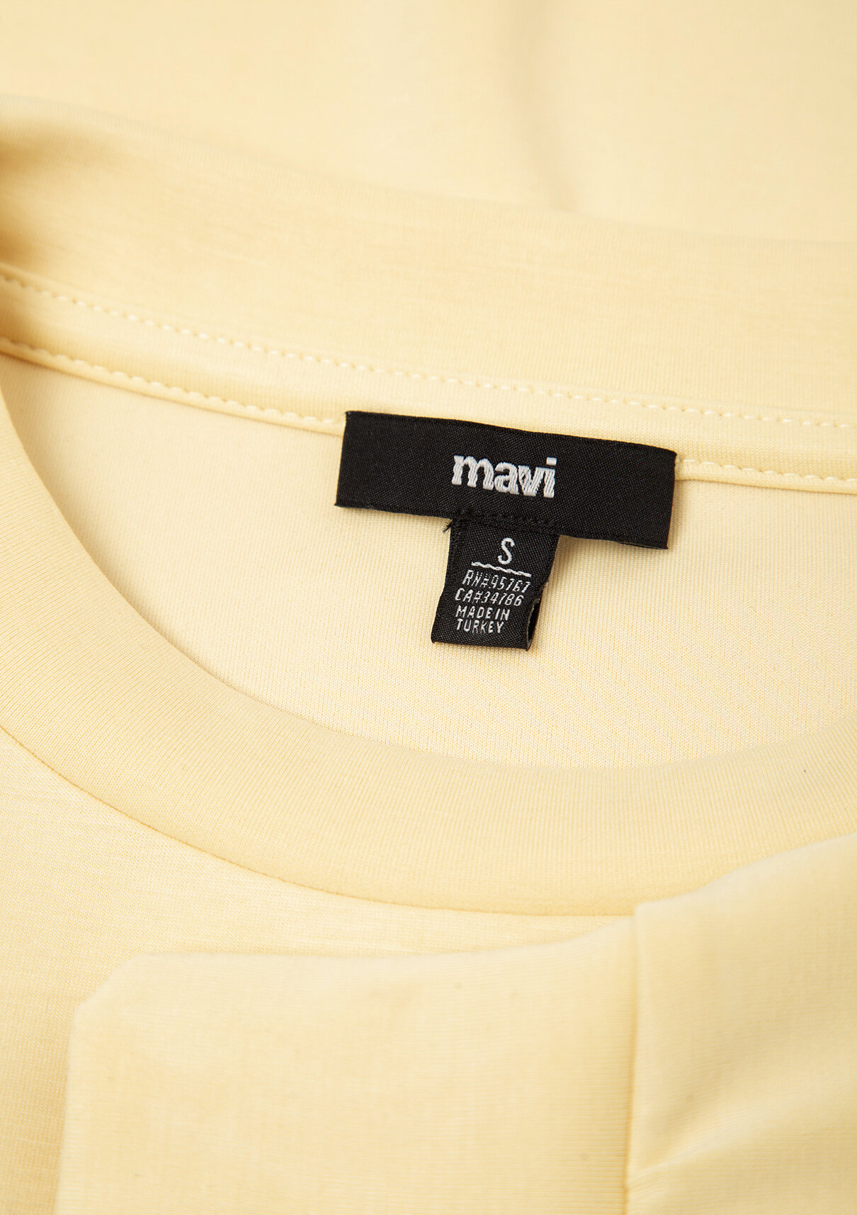 Mavi Soft-Premium (TENCEL™) Modal Karışımlı Sarı Sweatshirt görsel 7
