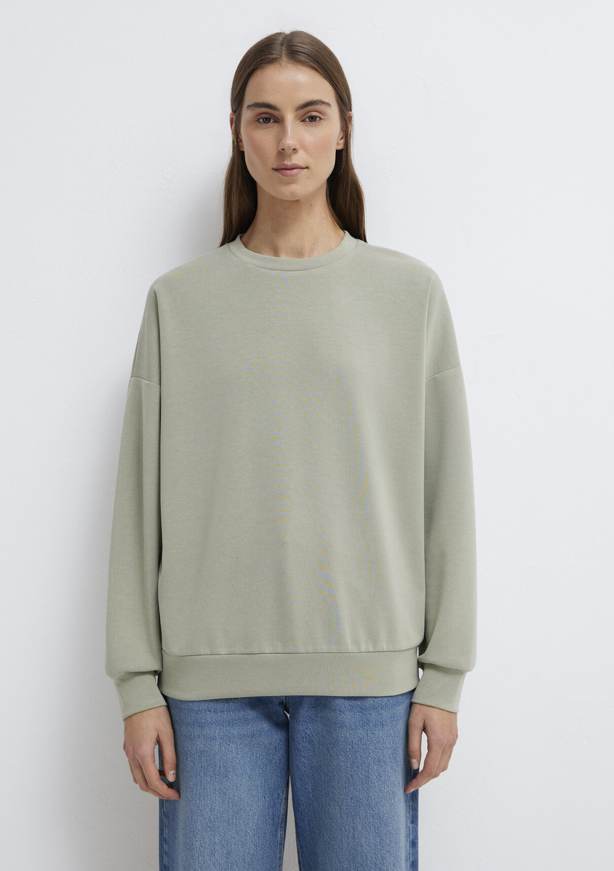 Mavi Soft-Premium Yeşil (TENCEL™) Modal Karışımlı Sweatshirt görsel 3