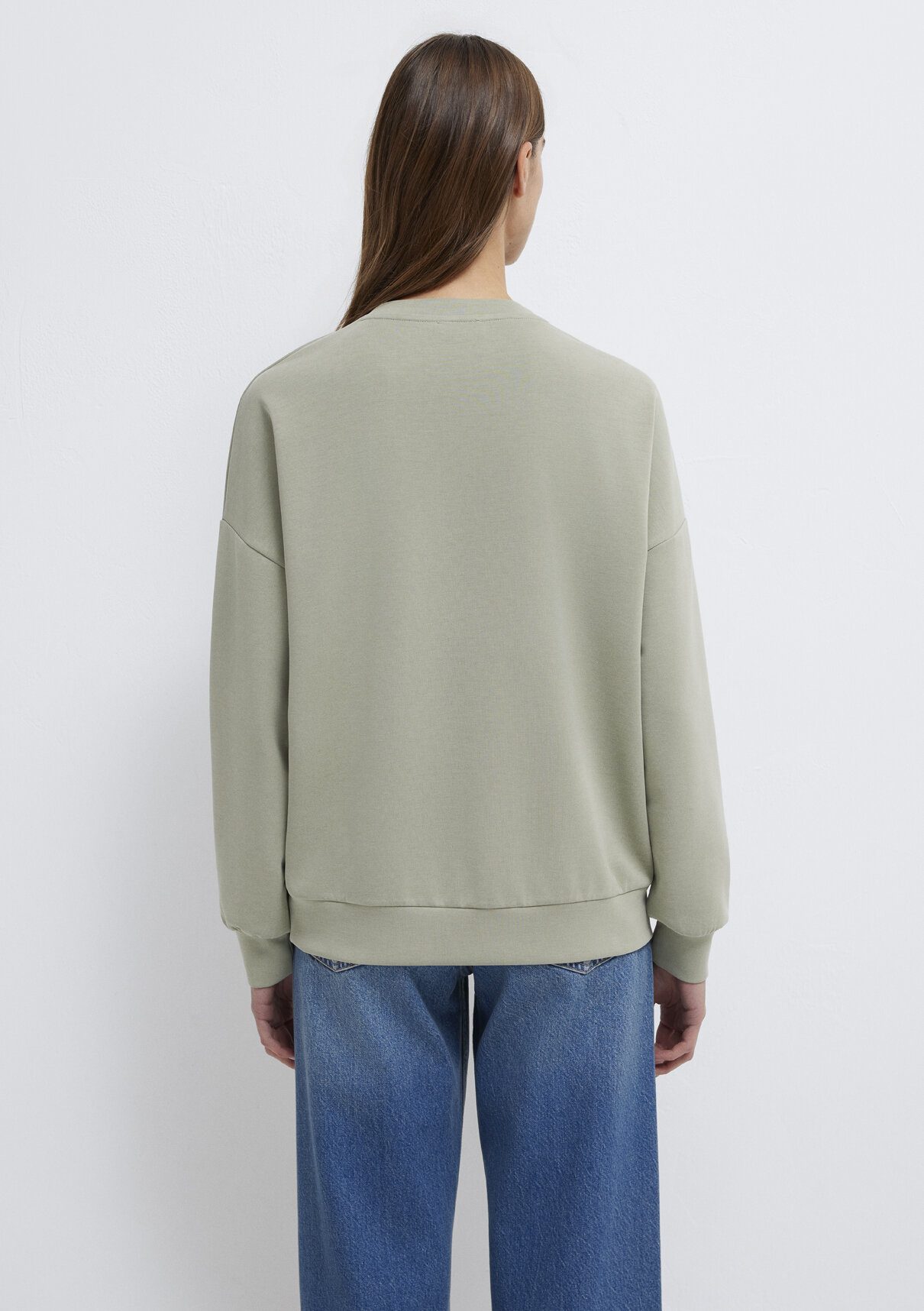 Mavi Soft-Premium Yeşil (TENCEL™) Modal Karışımlı Sweatshirt görsel 5