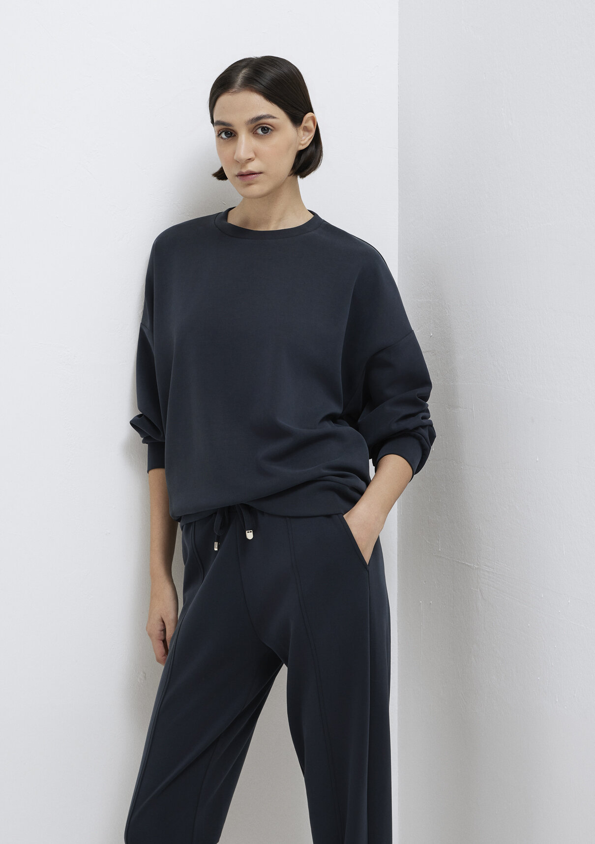 Mavi Soft-Premium (TENCEL™) Modal Karışımlı Siyah Sweatshirt görsel 3