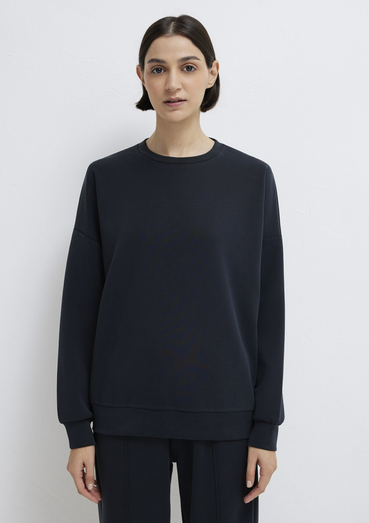Mavi Soft-Premium (TENCEL™) Modal Karışımlı Siyah Sweatshirt görsel 4