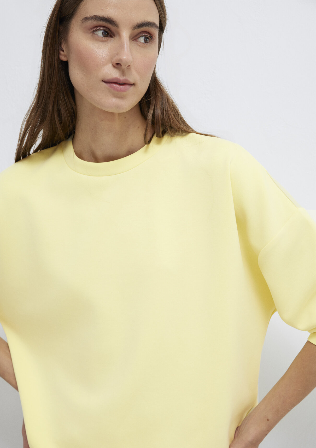 Mavi Soft-Premium Sarı (TENCEL™) Modal Karışımlı Sweatshirt görsel 2