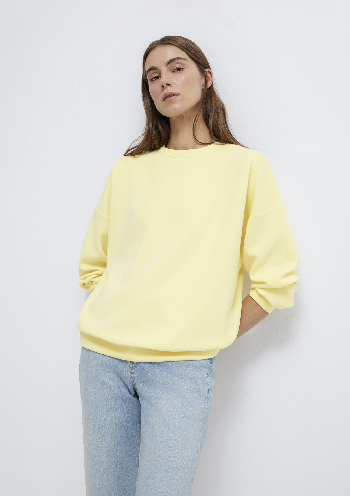 Mavi Soft-Premium Sarı (TENCEL™) Modal Karışımlı Sweatshirt görsel 3