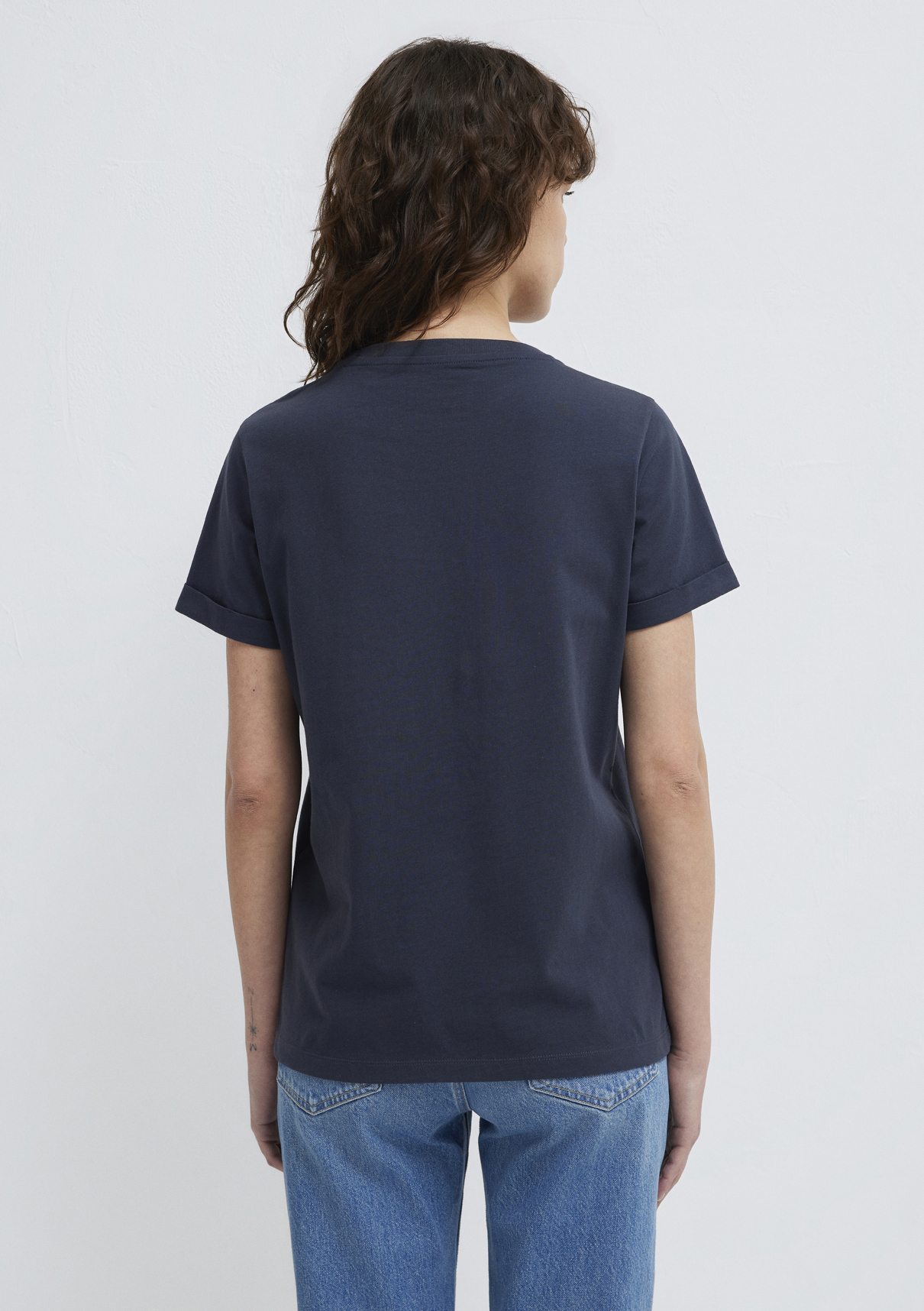 Mavi Denim Kız Baskılı Antrasit İstanbul Tişört görsel 5