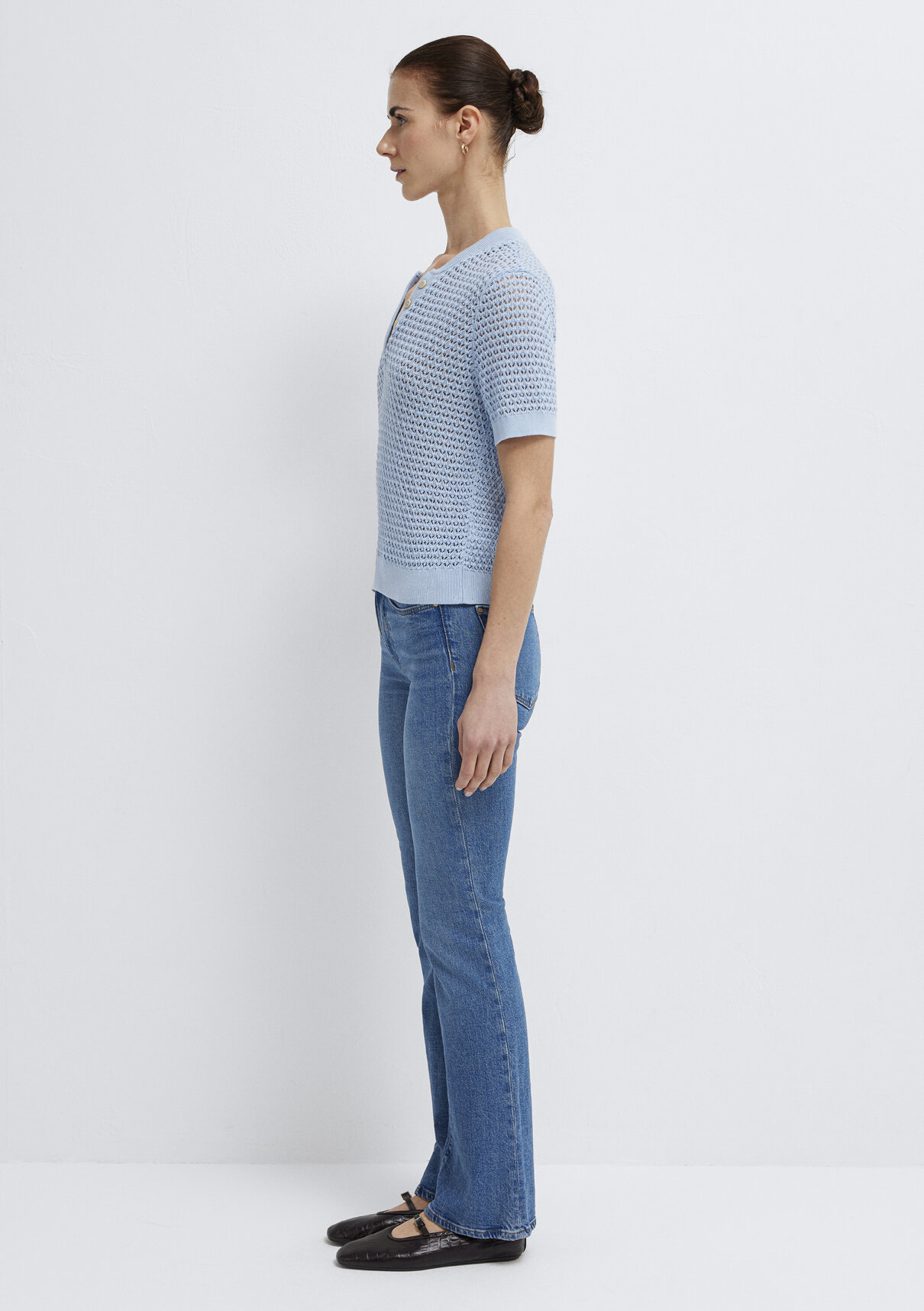 Mavi Triko Polo görsel 5