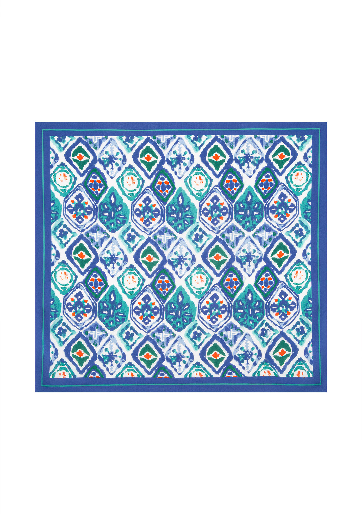 Mavi Baskılı Mavi Bandana görsel 3