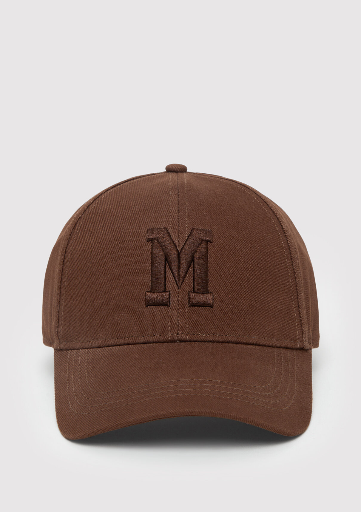 Mavi M Logo Nakışlı Kahverengi Şapka görsel 3