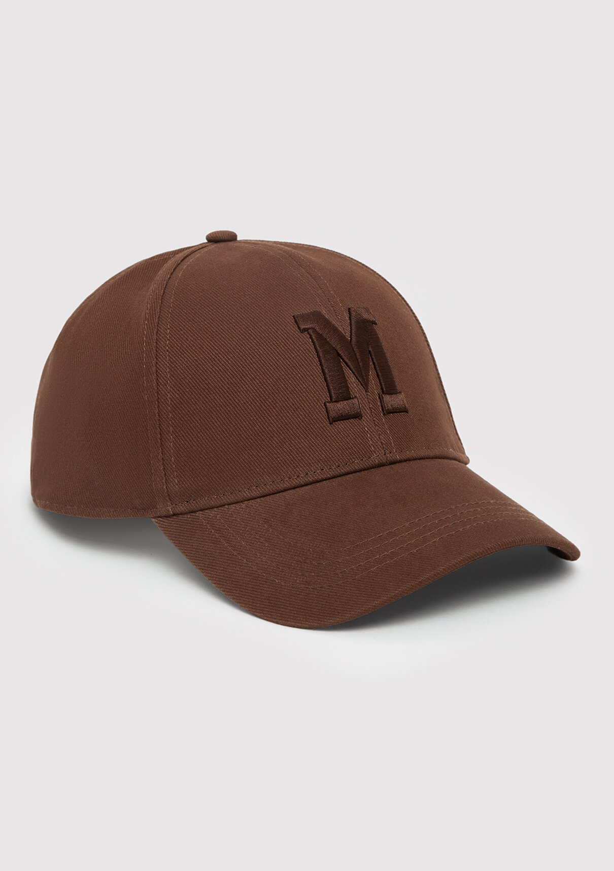 Mavi M Logo Nakışlı Kahverengi Şapka görsel 4