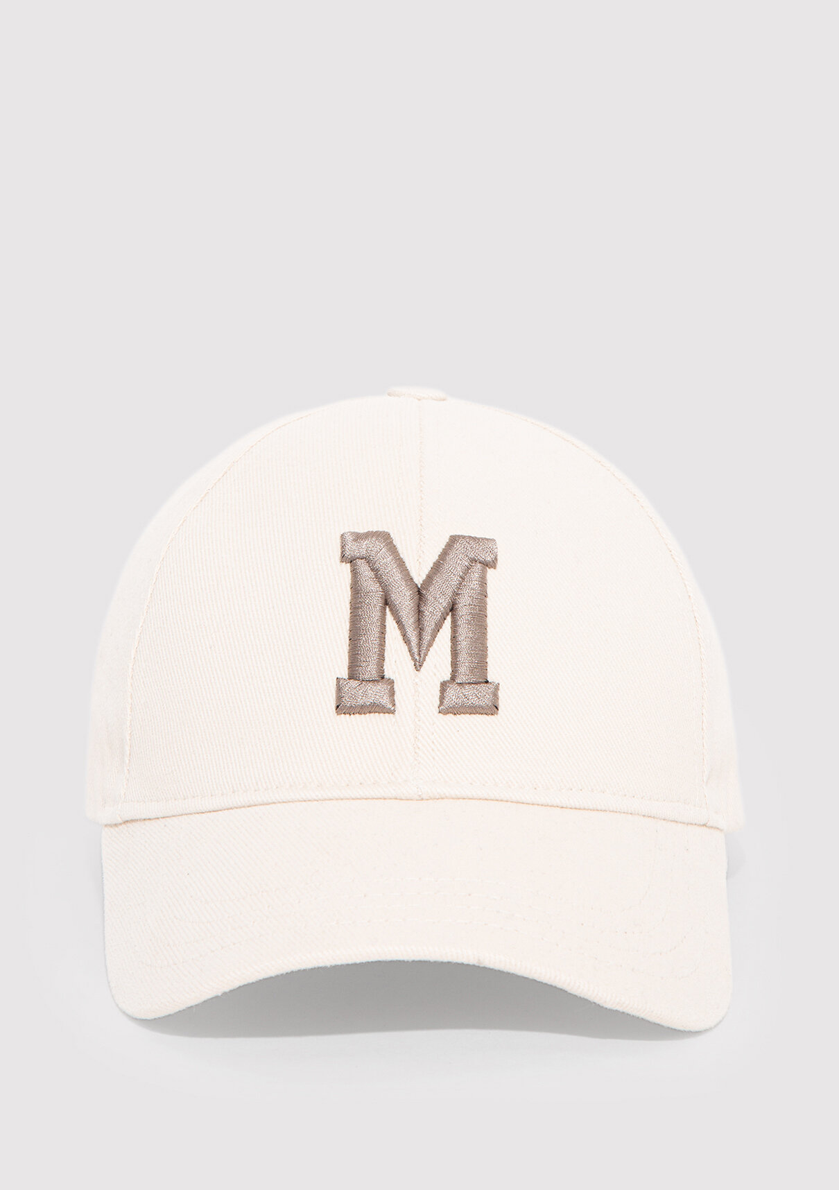 Mavi M Logo Nakışlı Ekru Şapka görsel 3