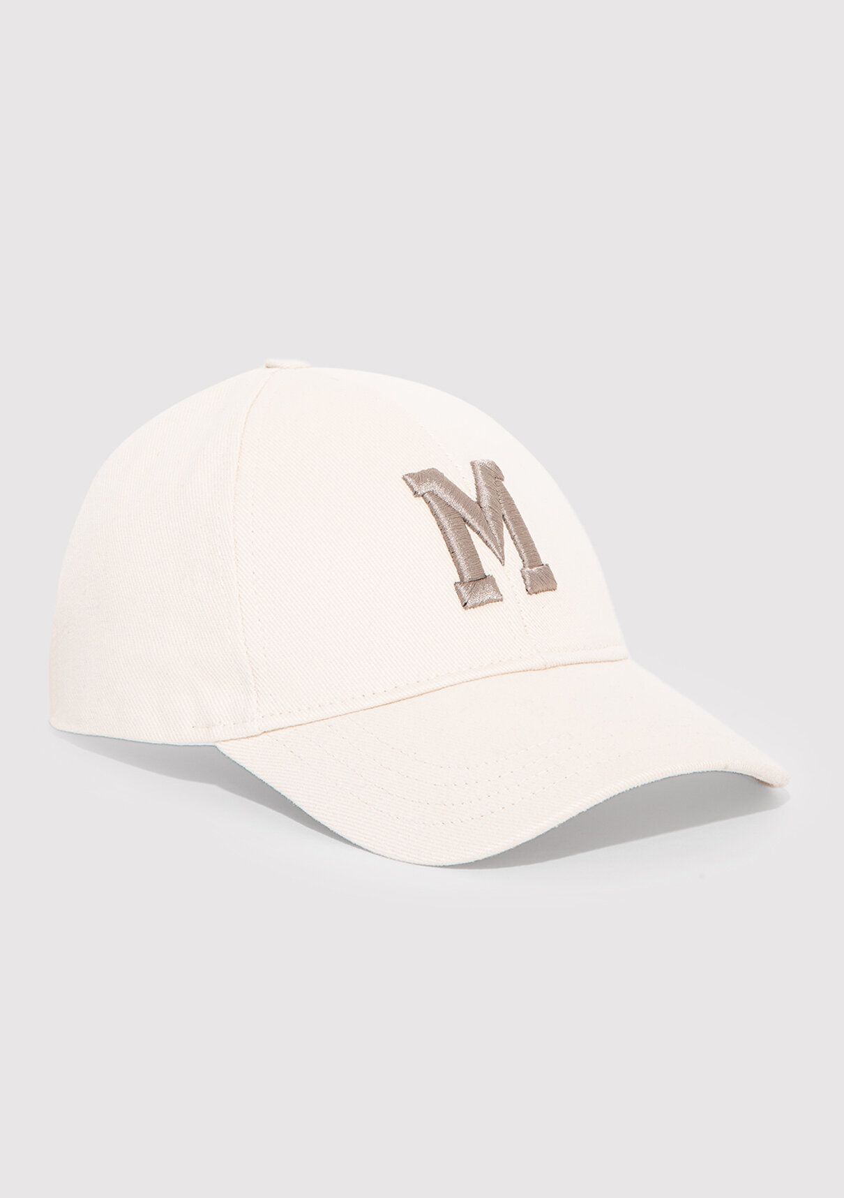 Mavi M Logo Nakışlı Ekru Şapka görsel 4