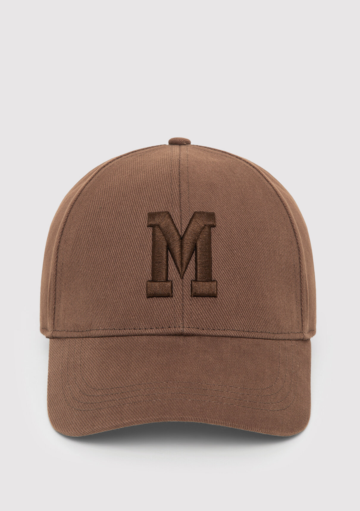 Mavi M Logo Nakışlı Kahverengi Şapka görsel 3