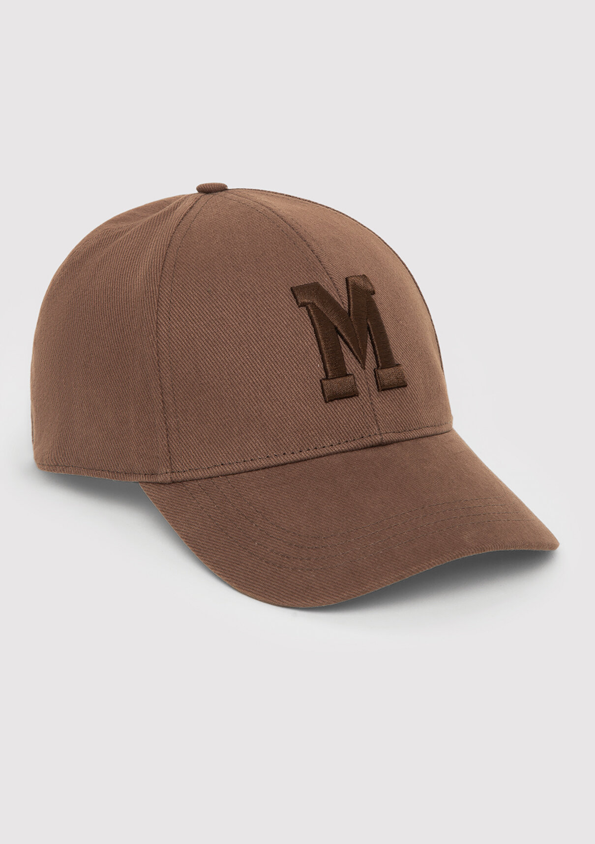 Mavi M Logo Nakışlı Kahverengi Şapka görsel 4