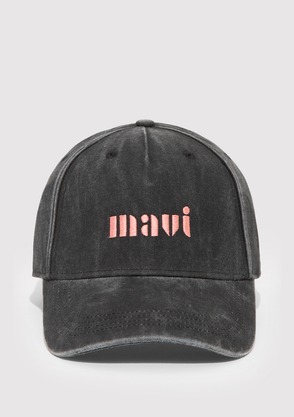 Mavi Logo Detaylı Antrasit Şapka görsel 3