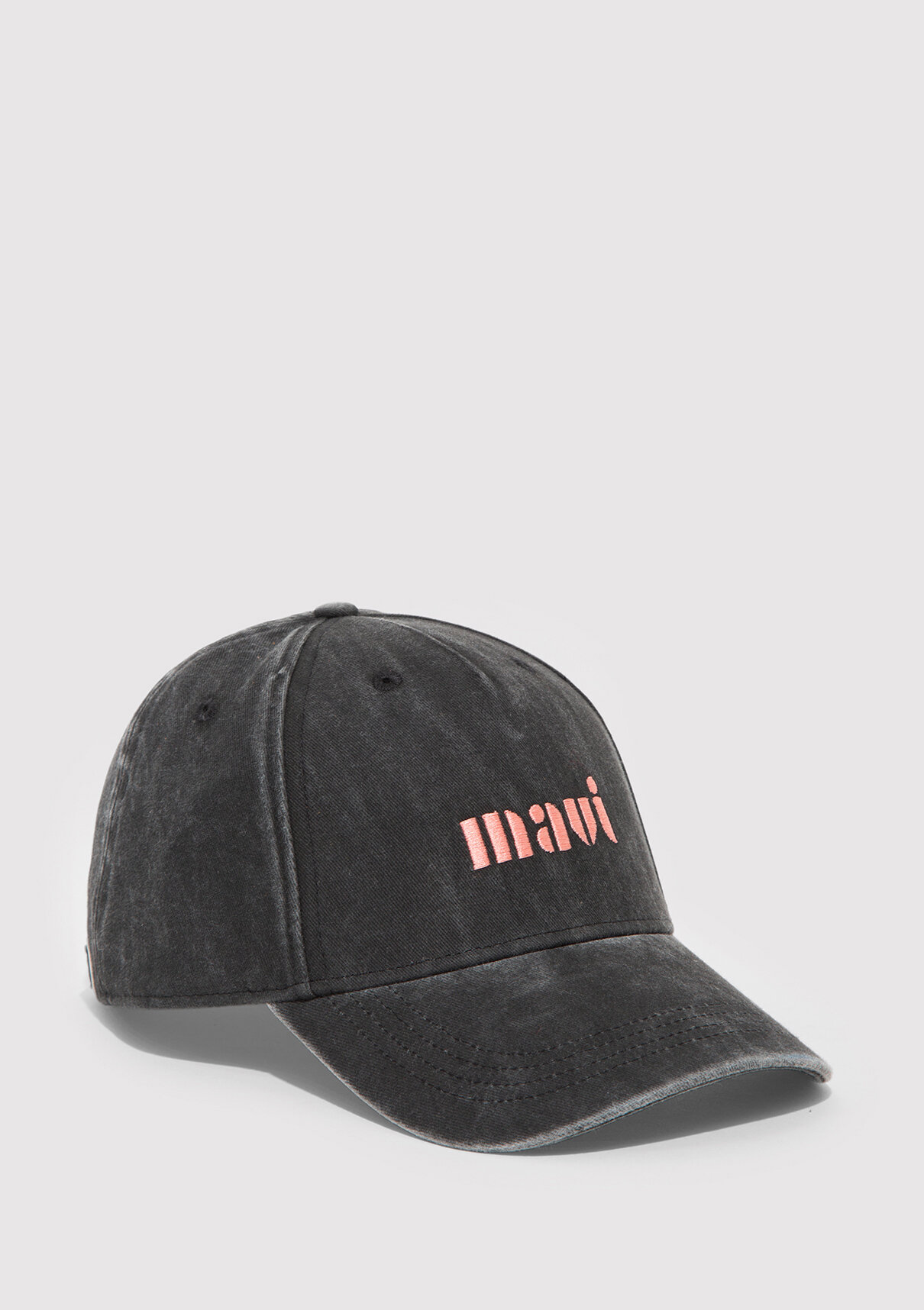 Mavi Logo Detaylı Antrasit Şapka görsel 4