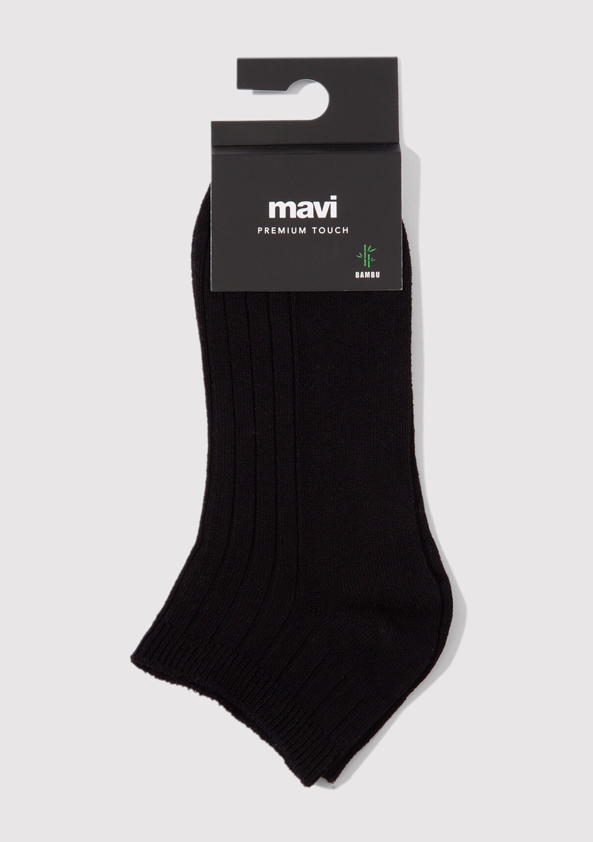 Mavi Siyah Patik Çorap görsel 2