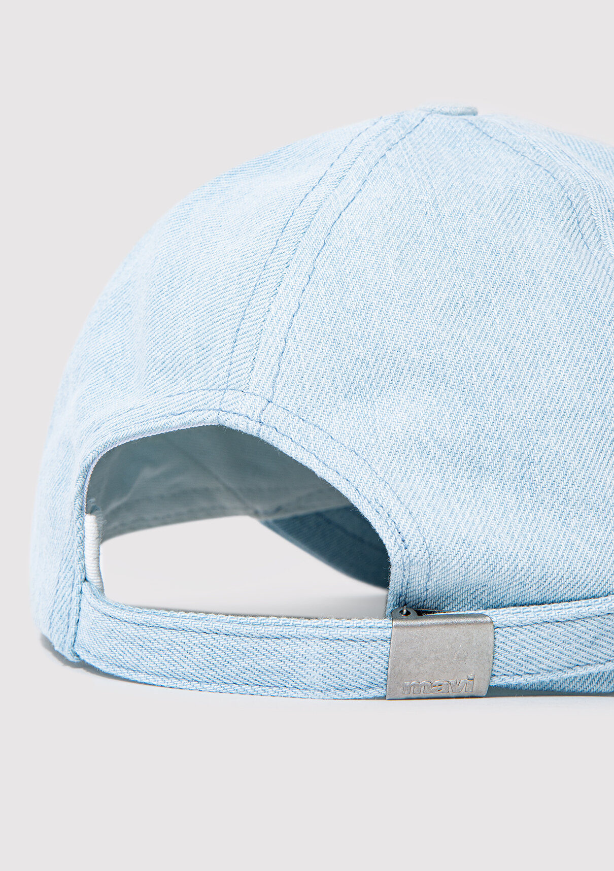 Mavi Açık Mavi Denim Şapka görsel 4