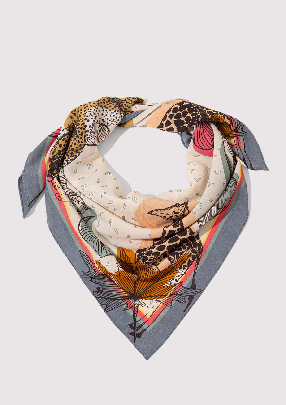 Mavi Renkli Bandana görsel 2