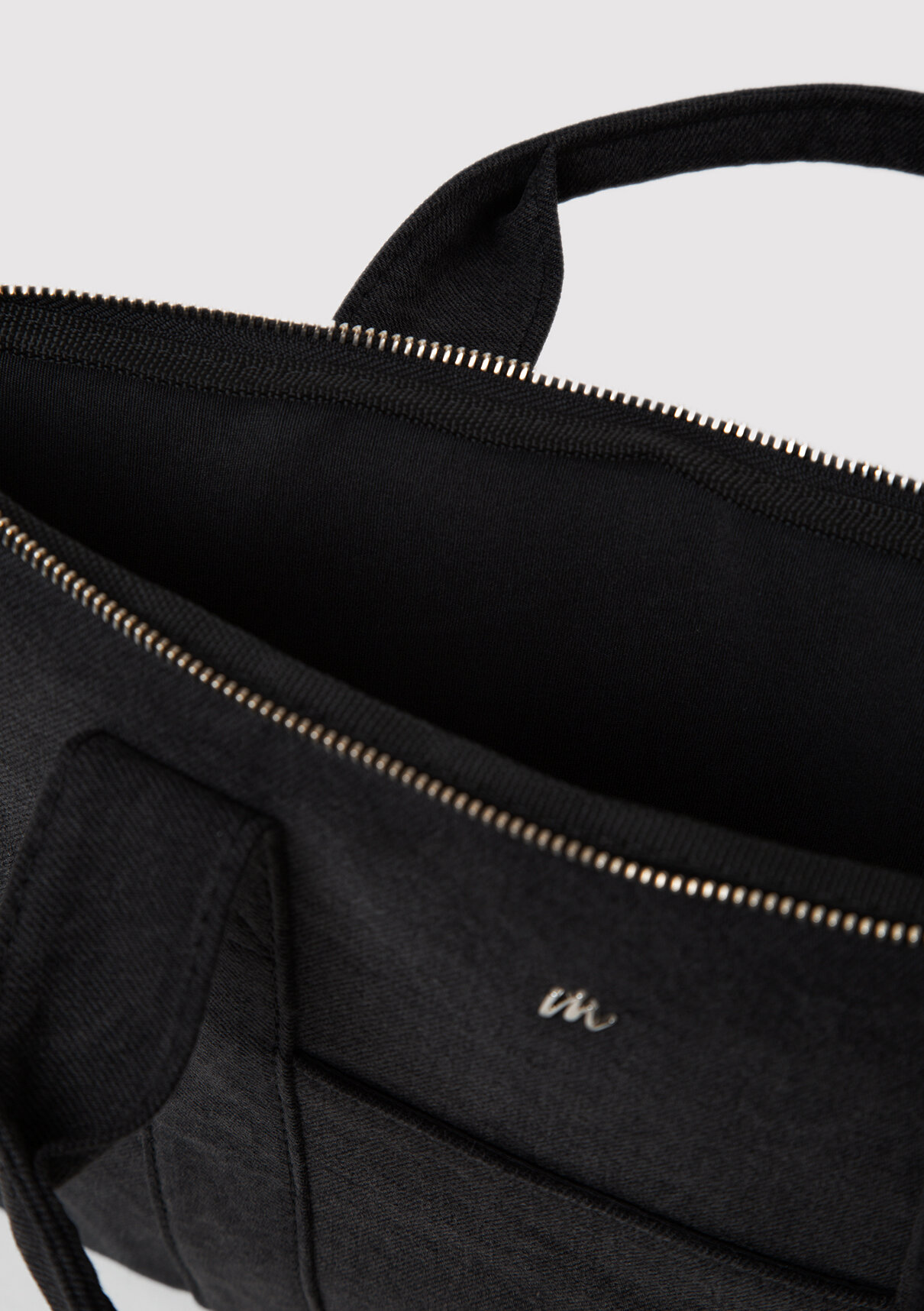 Mavi Antrasit Denim Laptop Çantası görsel 6