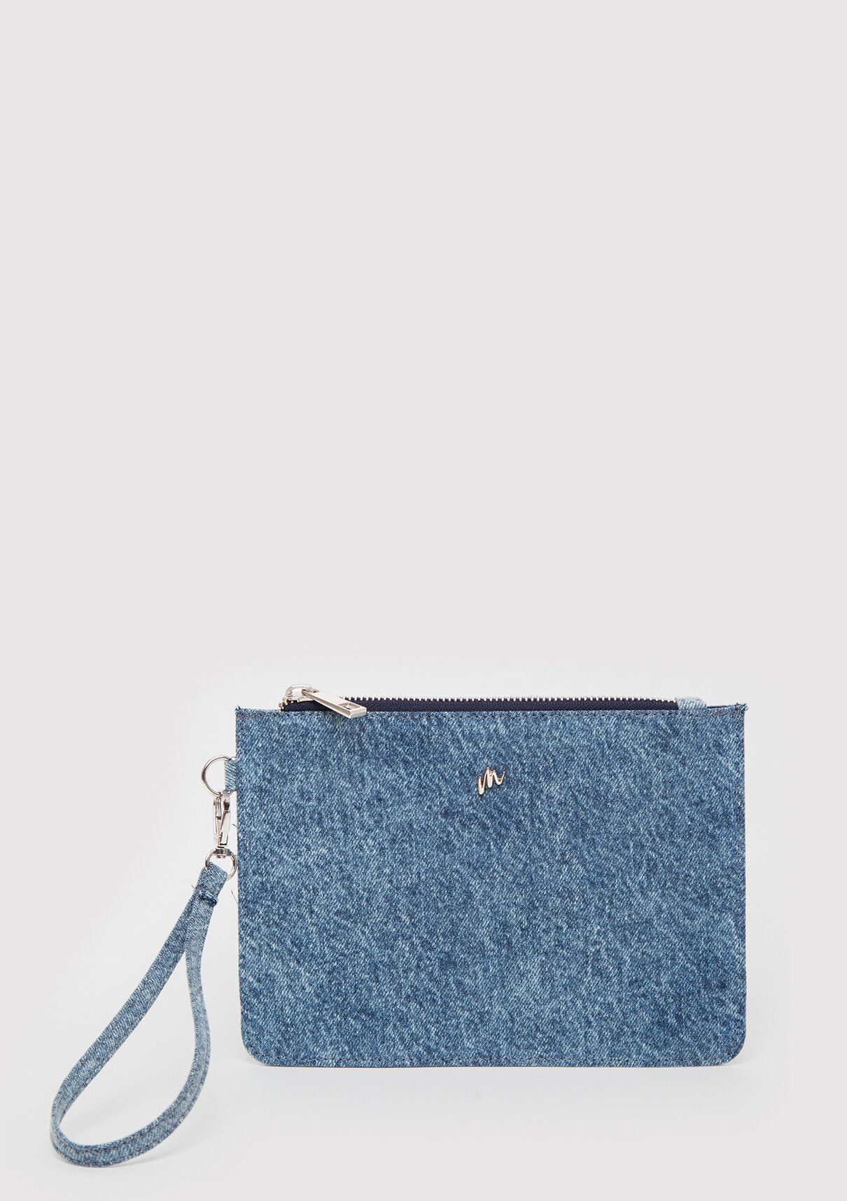 Mavi Denim El Çantası görsel 3
