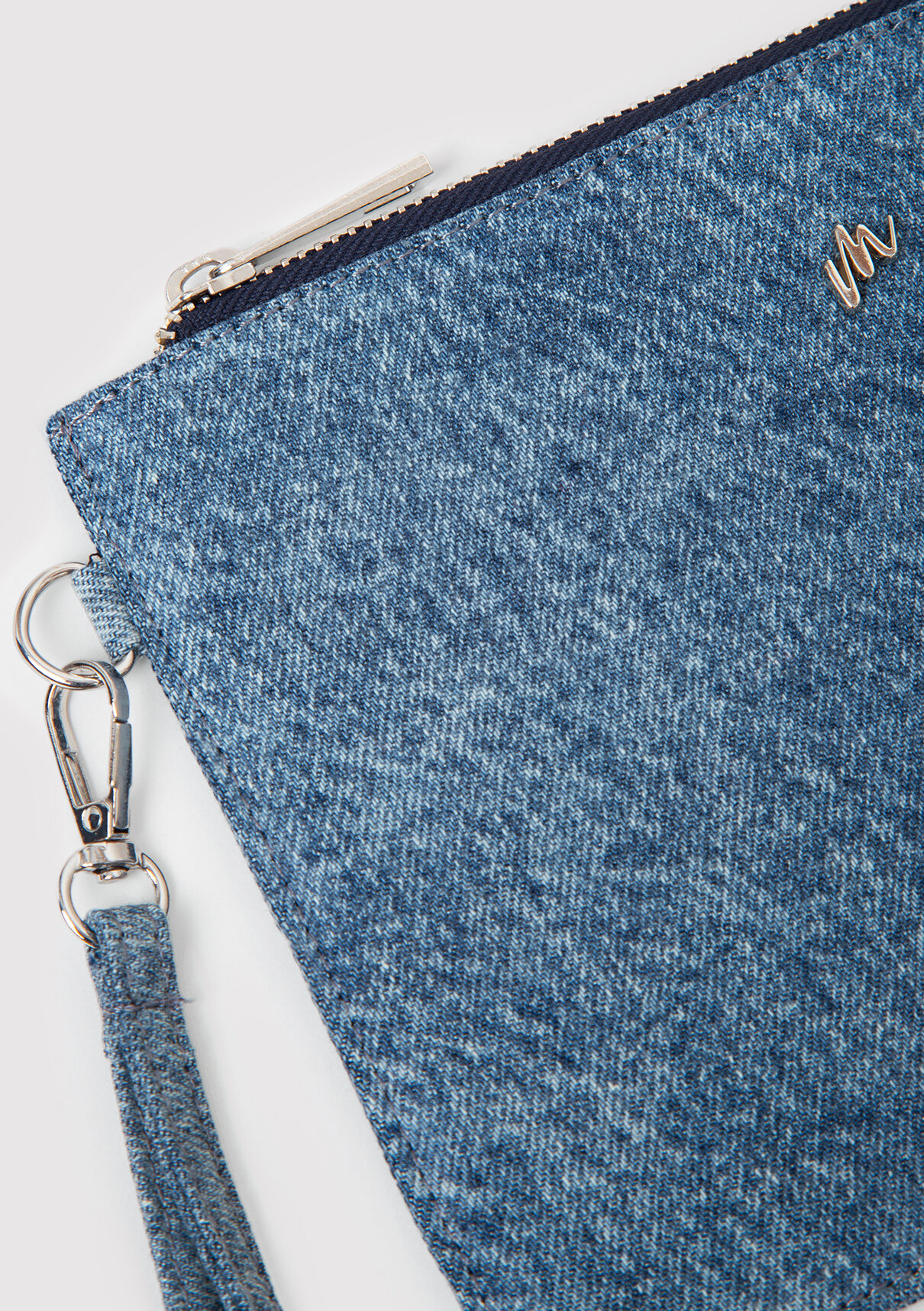 Mavi Denim El Çantası görsel 5