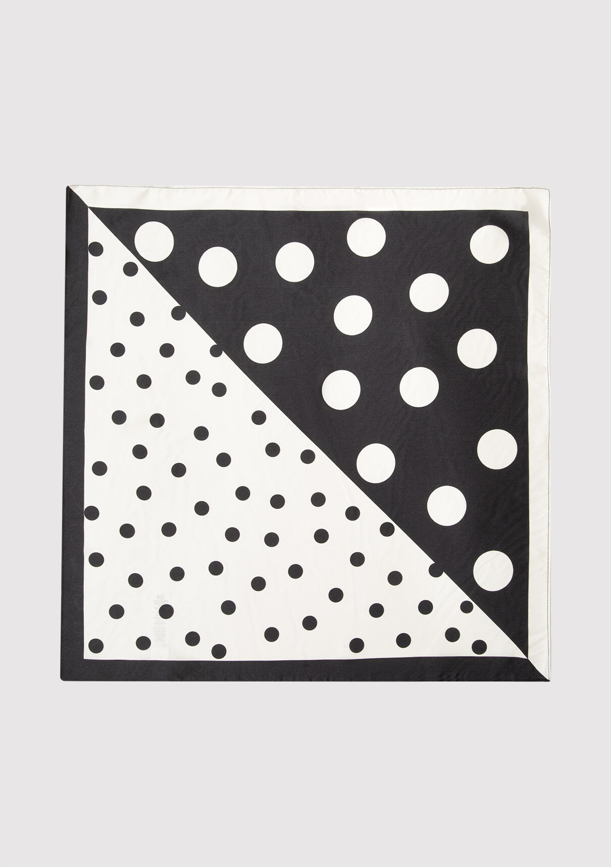 Mavi Puantiye Desenli Bandana görsel 4