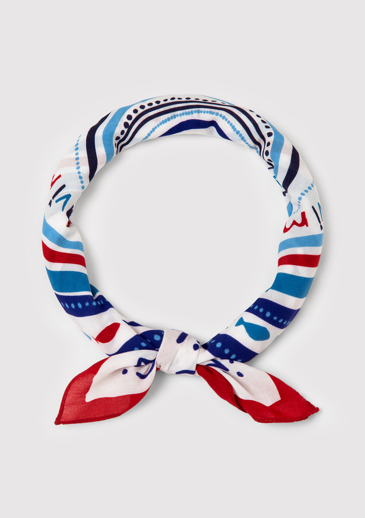 Mavi Nazar Boncuğu Detaylı Bandana görsel 3
