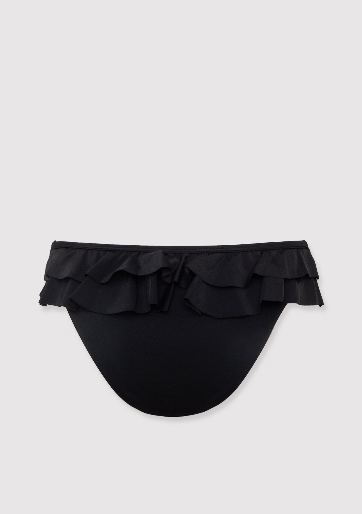 Mavi Fırfırlı Siyah Bikini Altı görsel 6