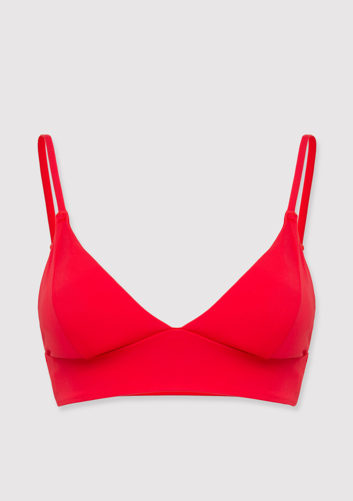 Mavi Kırmızı Bikini Üstü görsel 6
