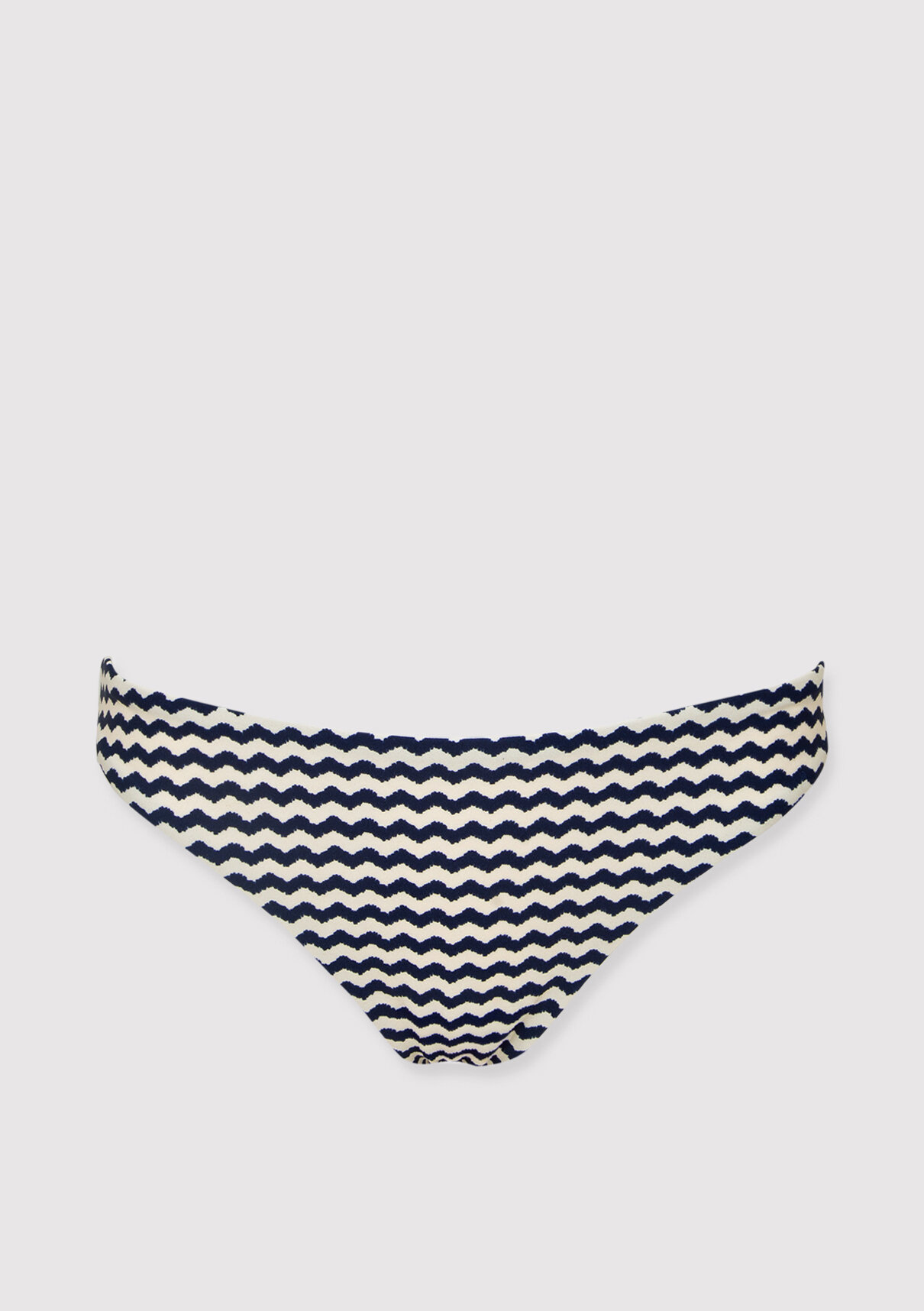Mavi Çizgili Ekru Bikini Altı görsel 5