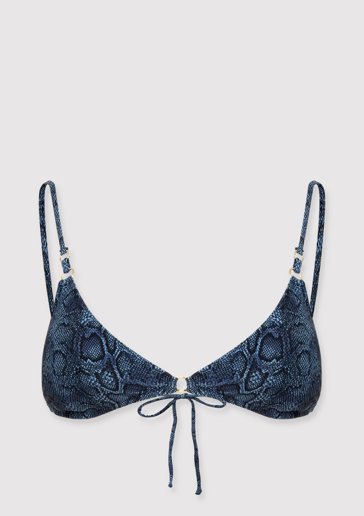 Mavi Lacivert Bikini Üstü görsel 5