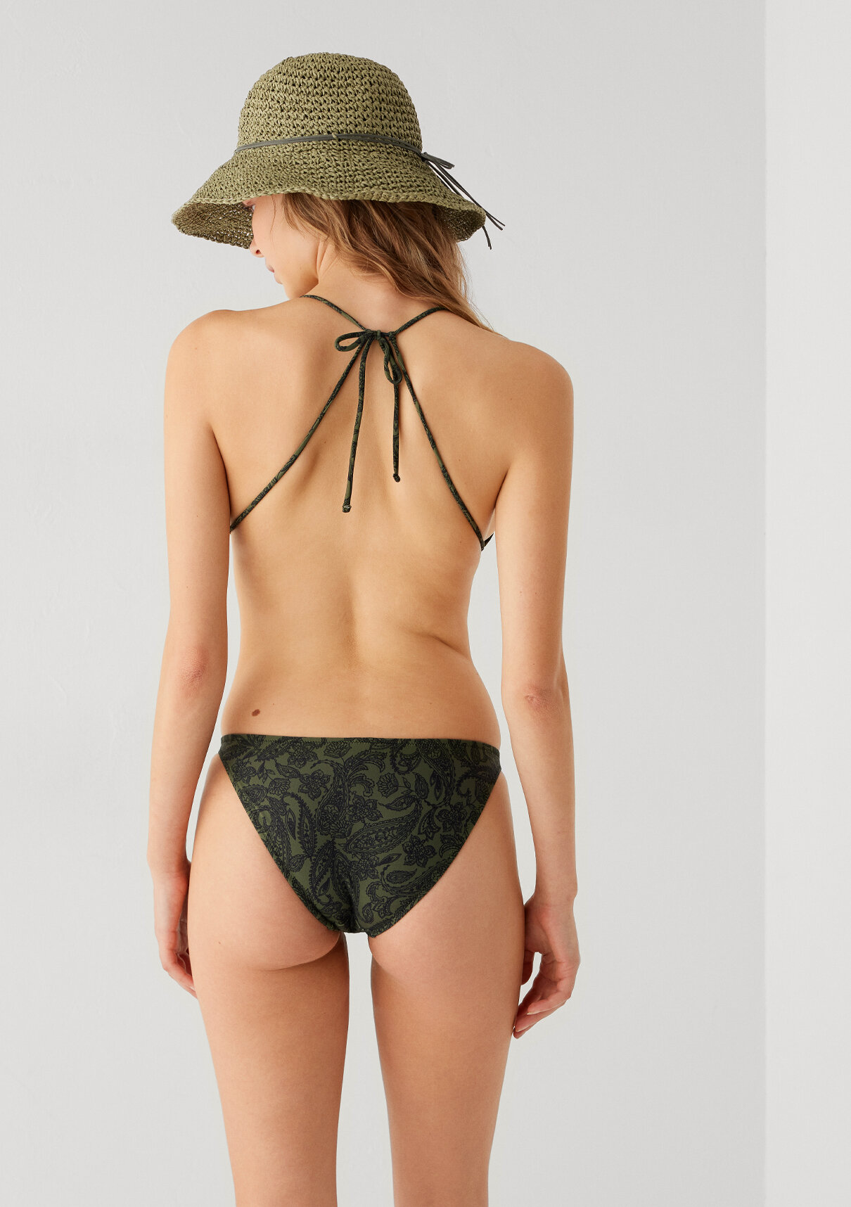 Mavi Yeşil Bikini Üstü görsel 4