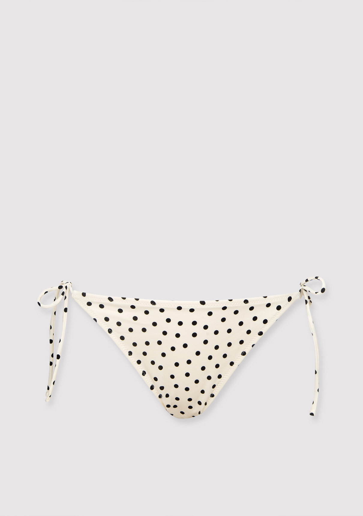 Mavi Puantiye Desenli Ekru Bikini Altı görsel 5