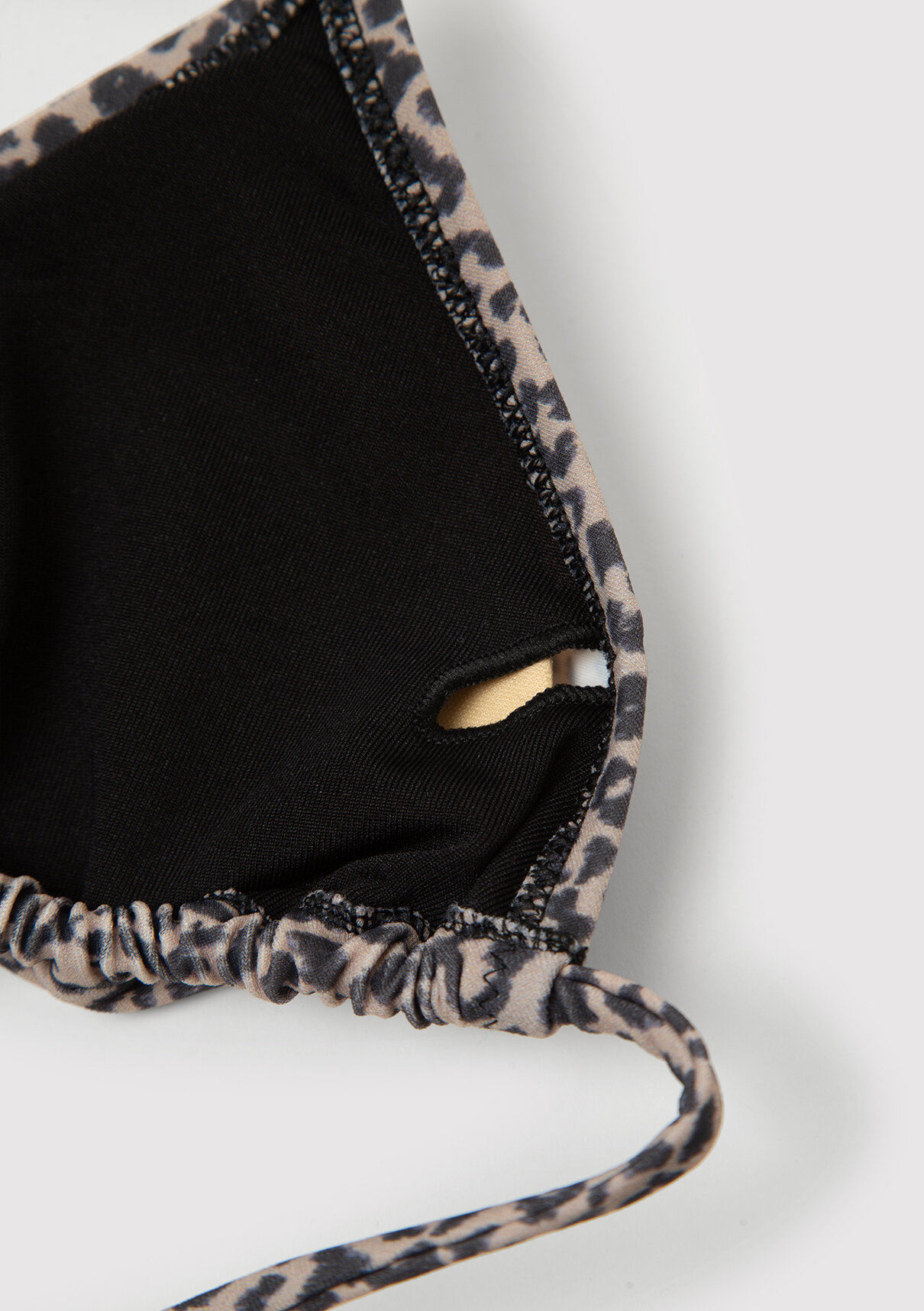 Mavi Leopar Desenli Bikini Üstü görsel 7