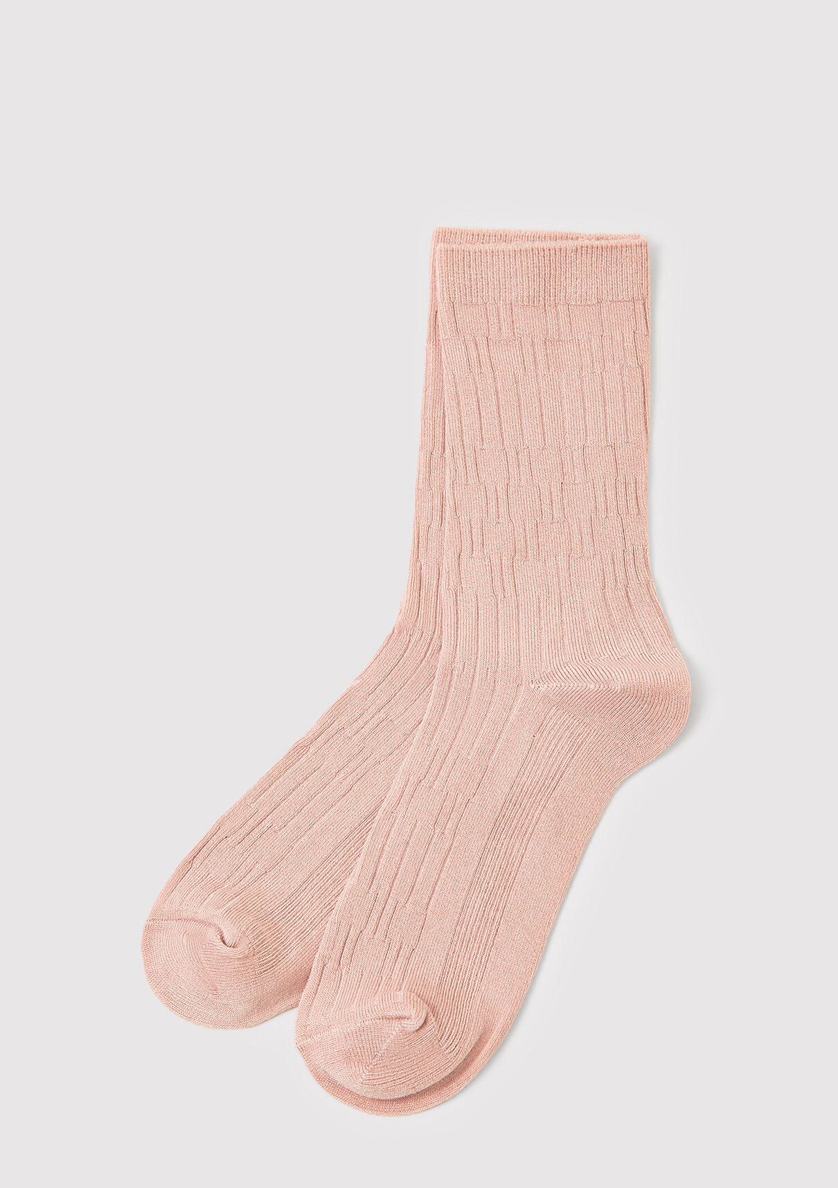 Mavi Pembe Soket Çorap