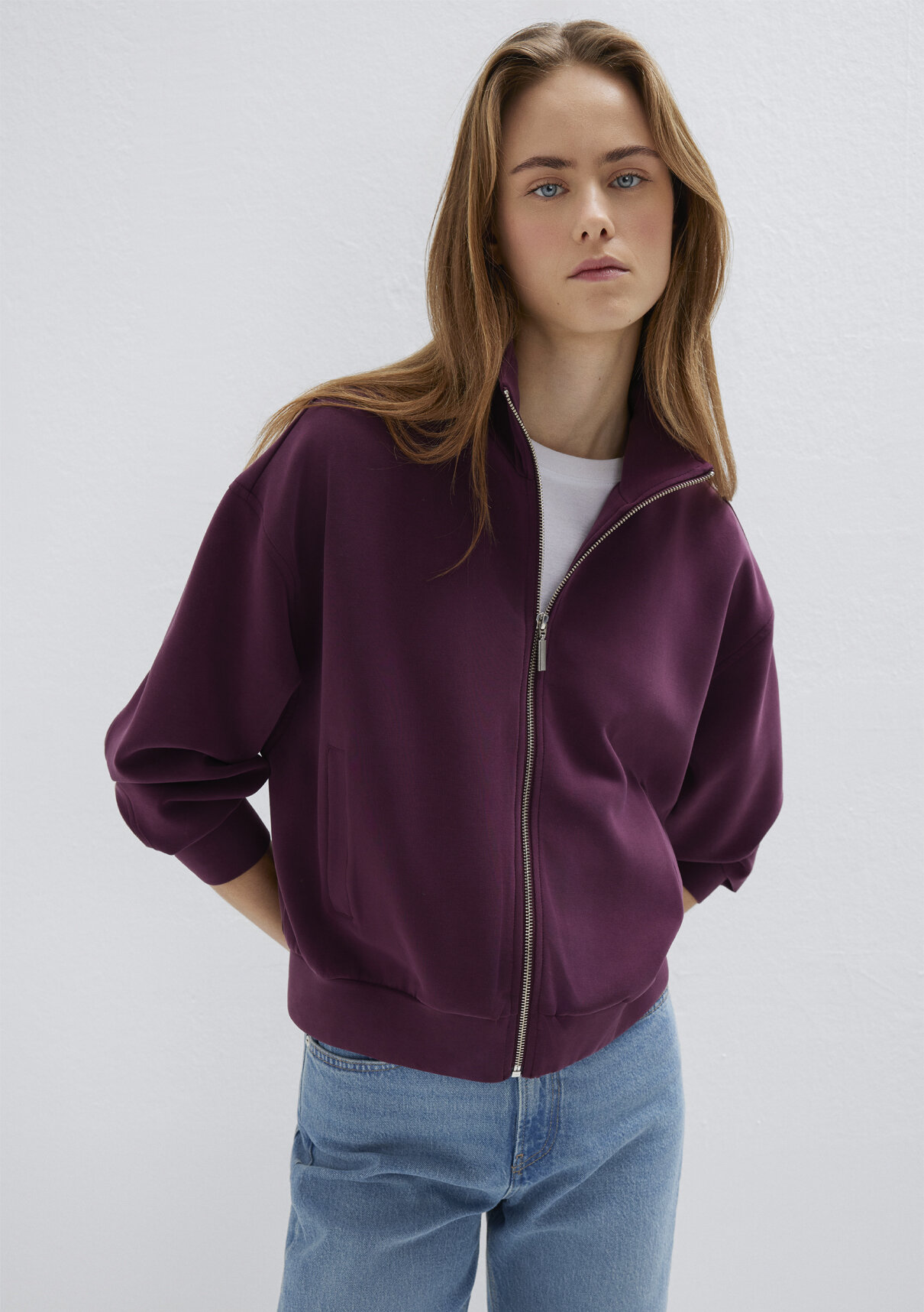 Mavi Bordo (TENCEL™) Modal Karışımlı Sweatshirt görsel 2