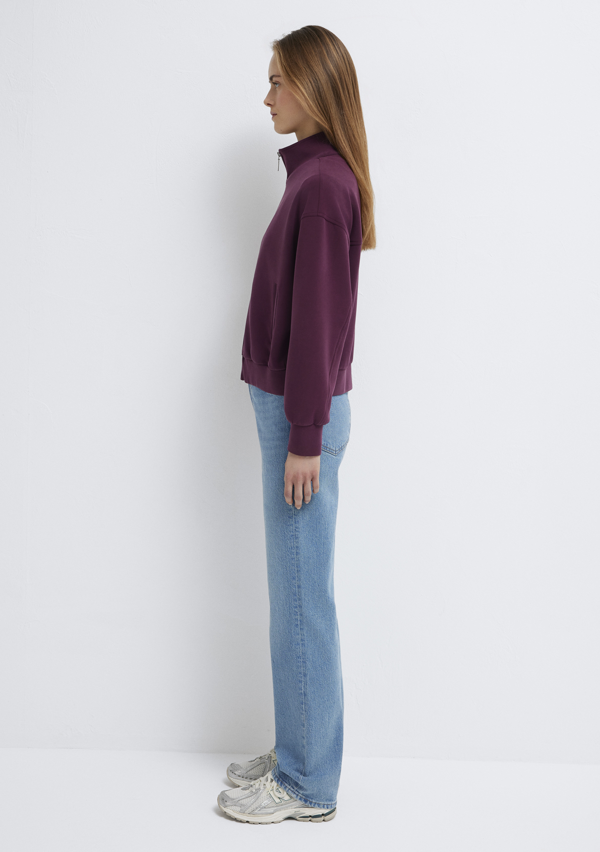 Mavi Bordo (TENCEL™) Modal Karışımlı Sweatshirt görsel 4