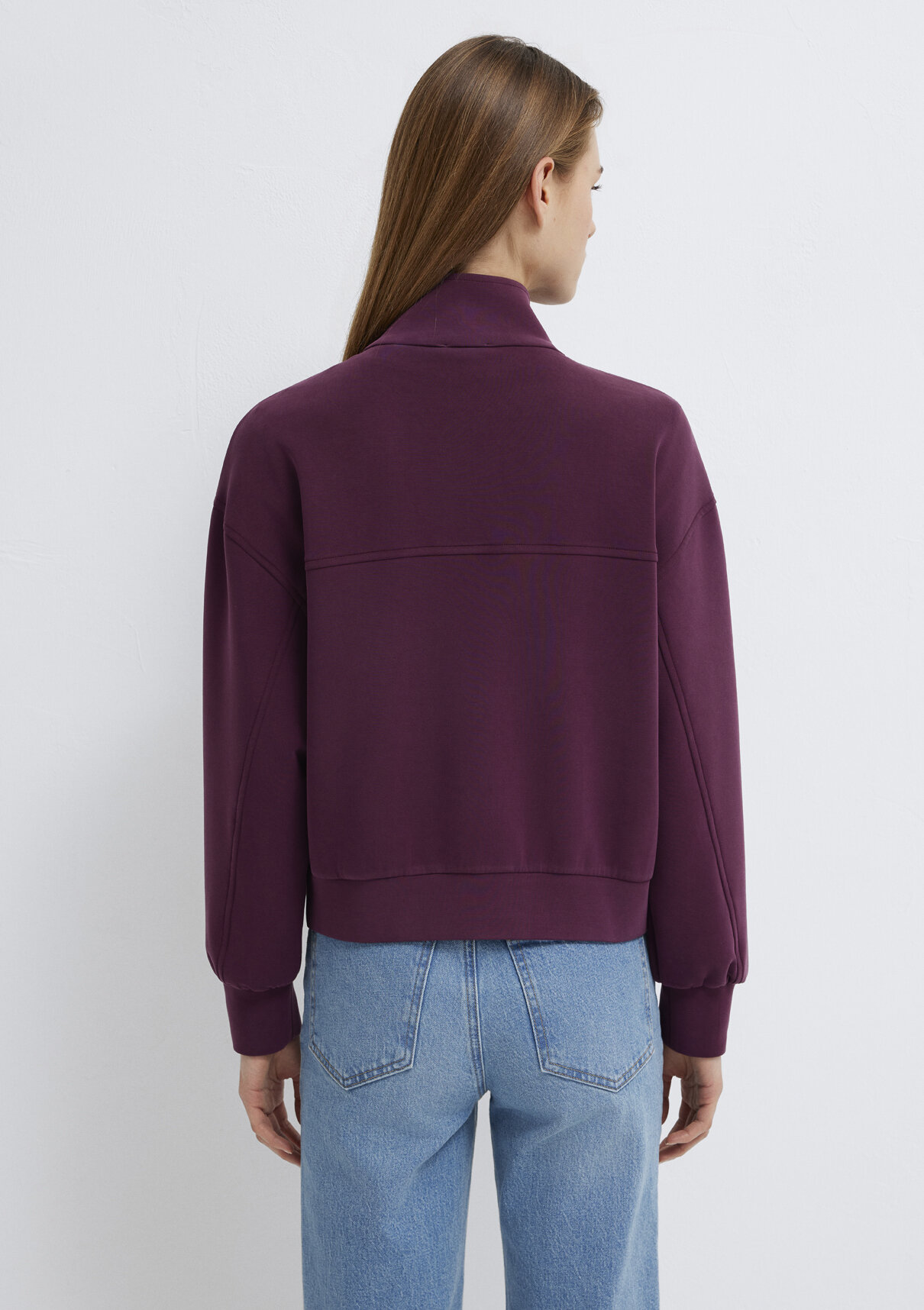 Mavi Bordo (TENCEL™) Modal Karışımlı Sweatshirt görsel 5