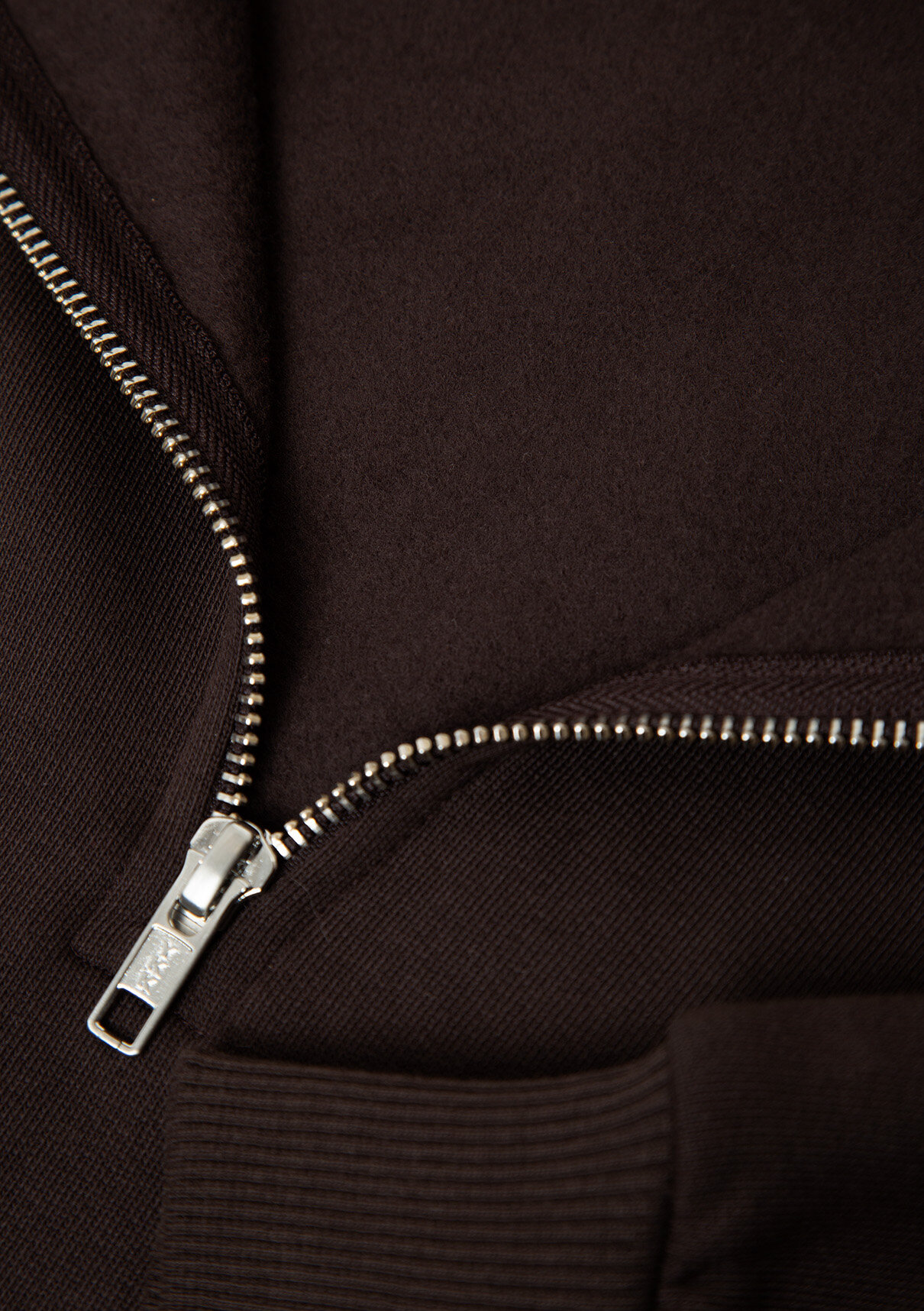 Mavi Logo Yarı Fermuarlı Kahverengi Sweatshirt görsel 8