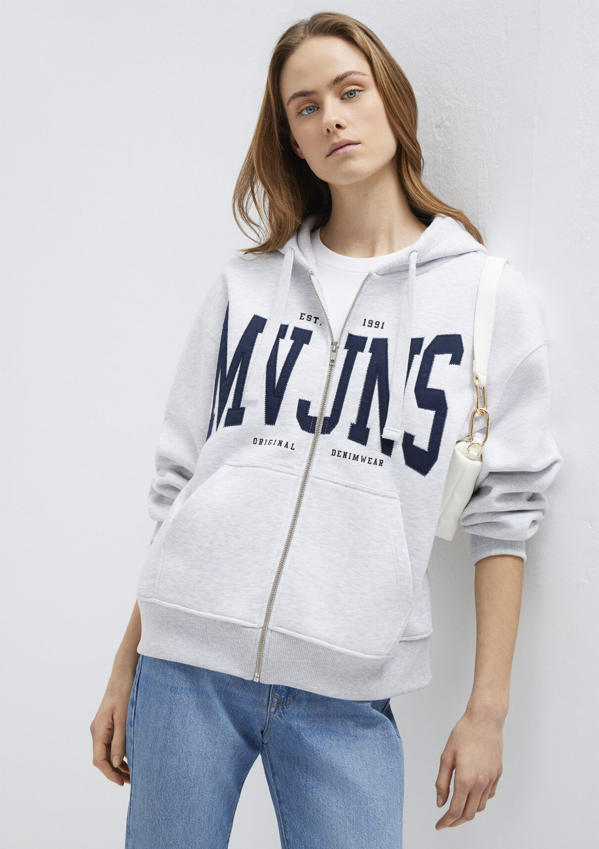 Mavi MVJNS Logo Gri Sweatshirt