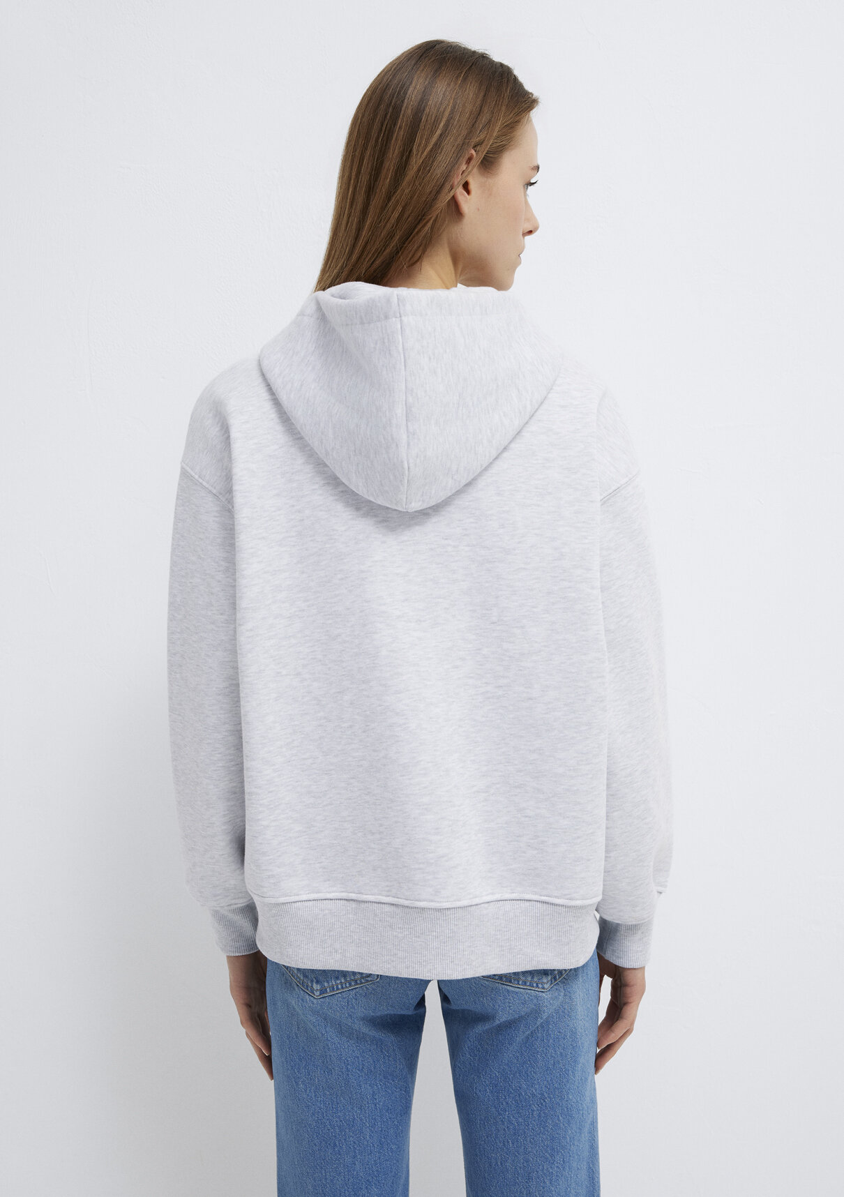 Mavi MVJNS Logo Gri Sweatshirt görsel 6